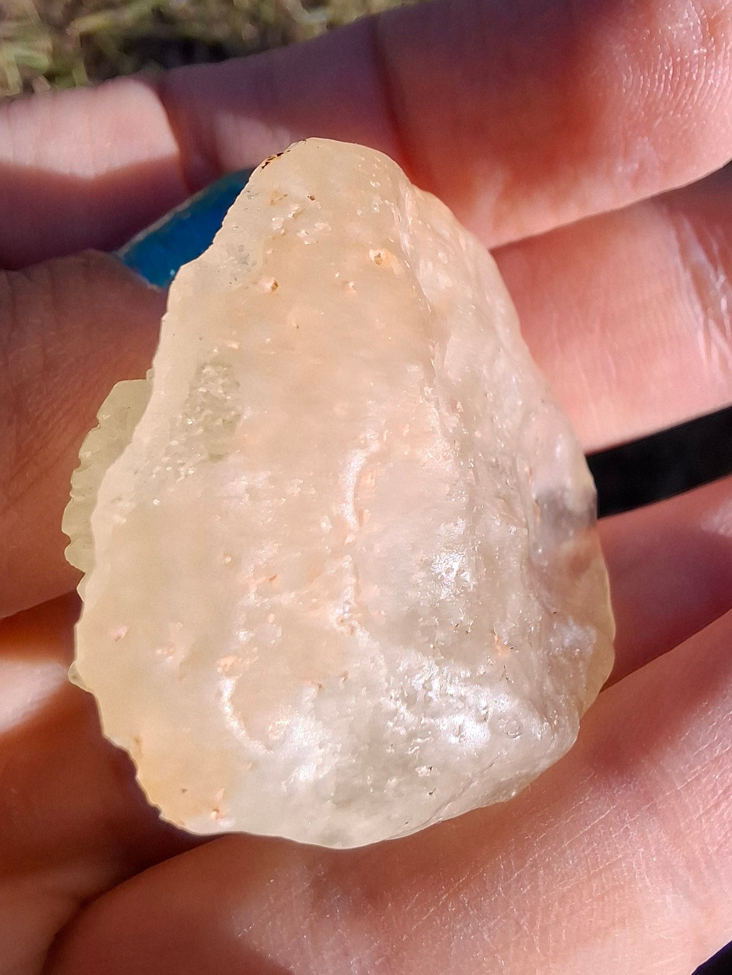 Libyan Desert Glass GANESHA carving, 20.76g, Tektite (Ref: Ganesha4)