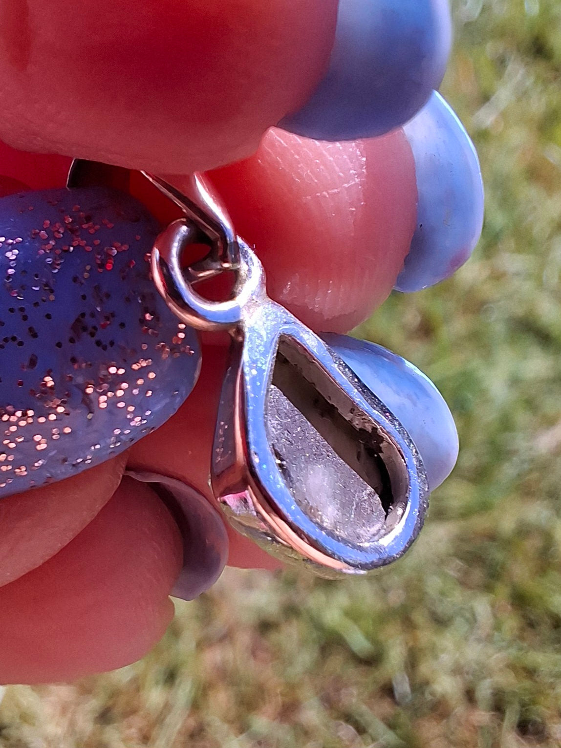 Moldavite Pendant, 925 Silver, Tektite (Ref: P72)
