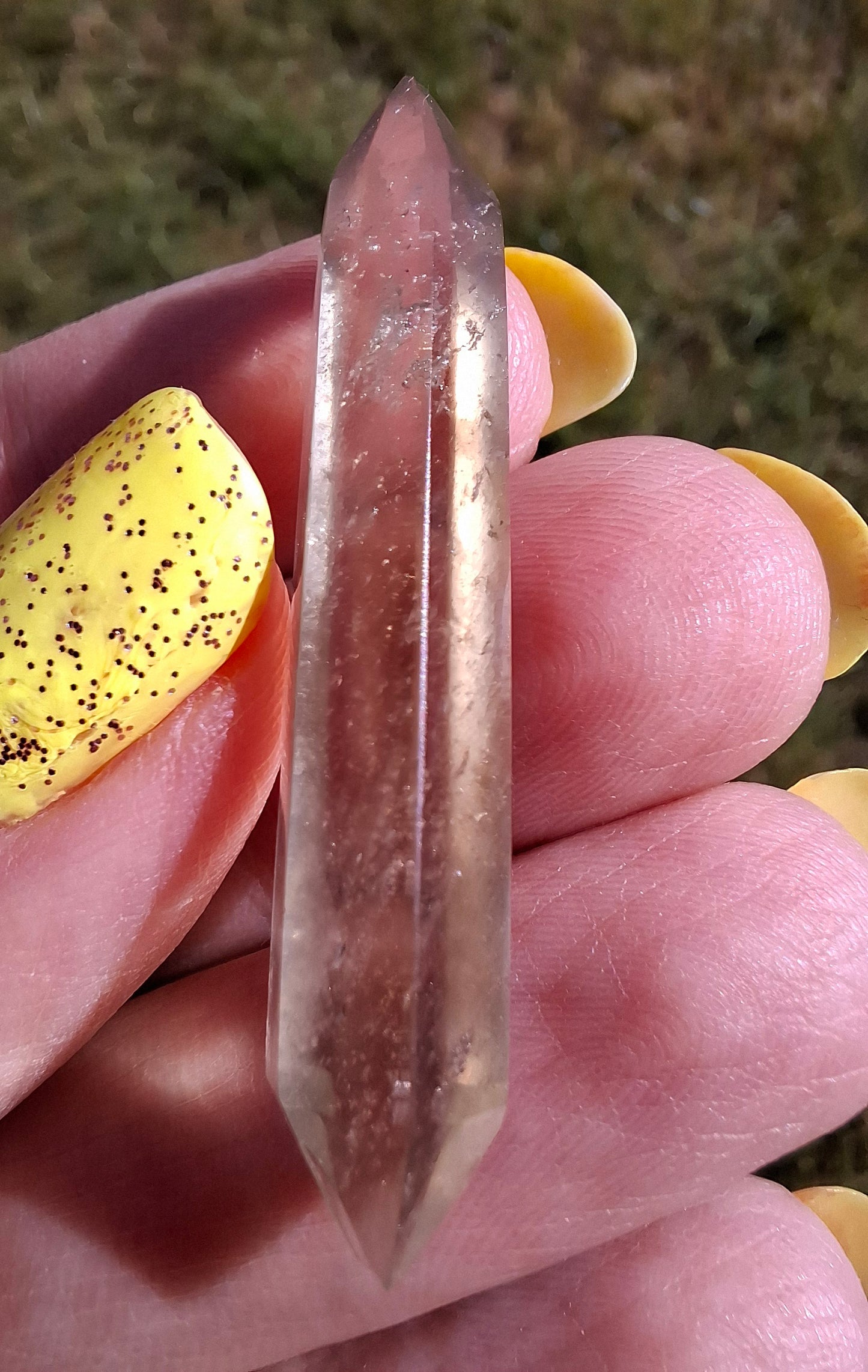 Libyan Desert Glass DT Carving, 3.93g, Tektite (Ref: LDT3)