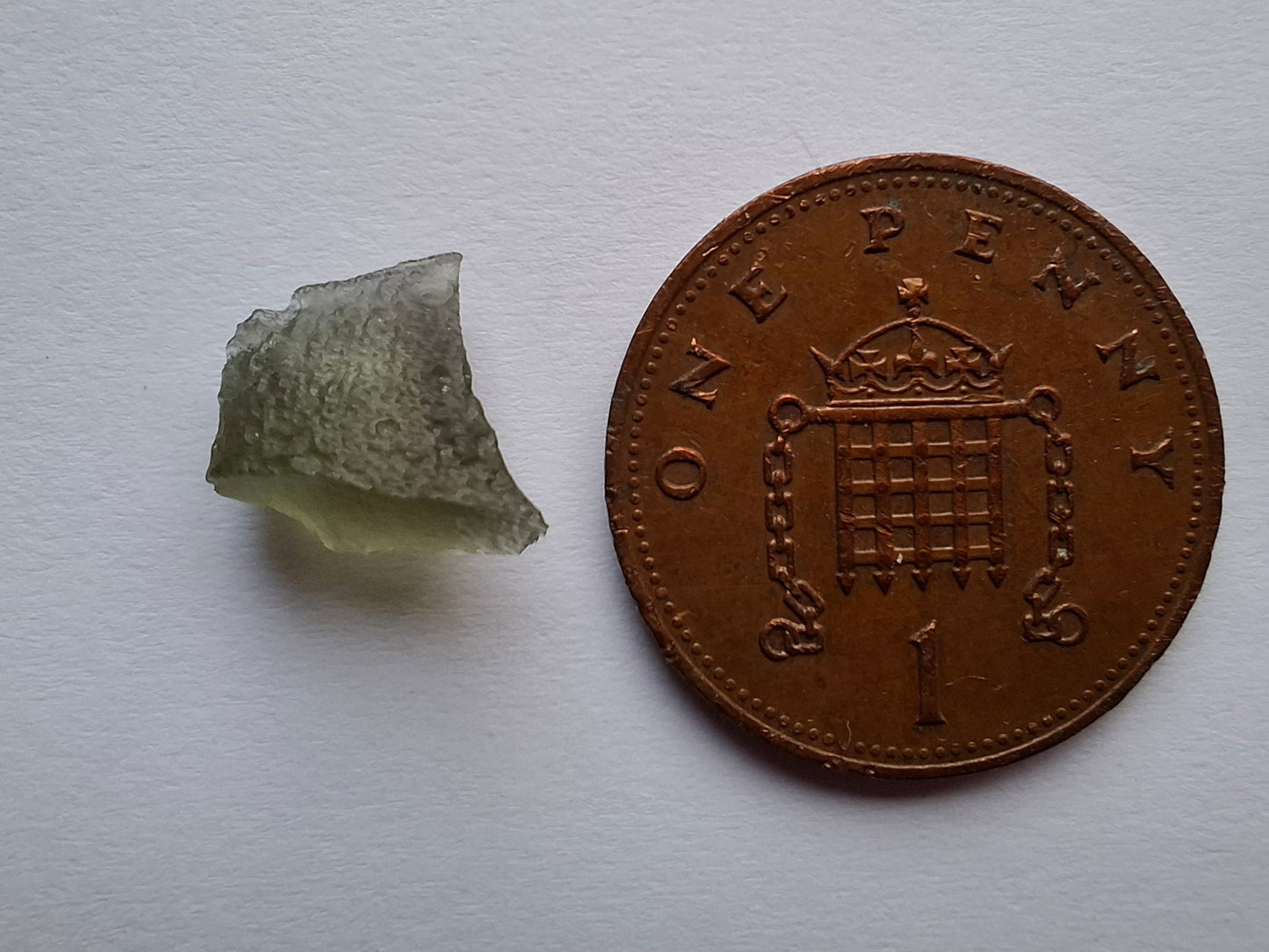 Moldavite small Piece, 0.37g, Tektite (Ref: 1478)