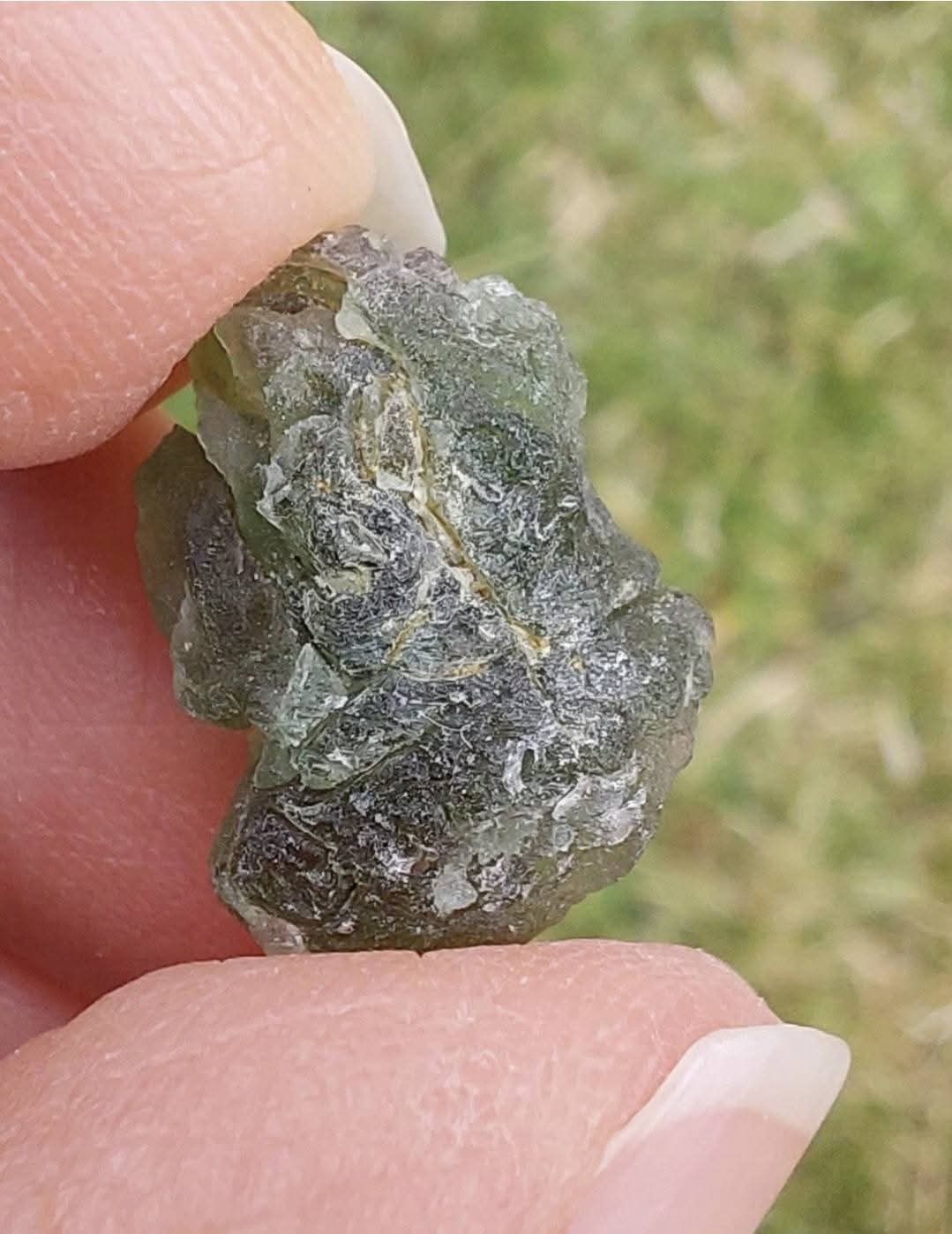 Moldavite Piece, 1.82g, Tektite (Ref: E172)