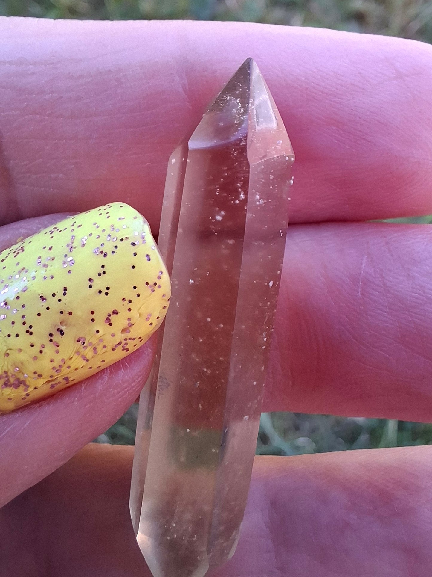 Libyan Desert Glass DT Carving, 4.57g, Tektite (Ref: LDT8)