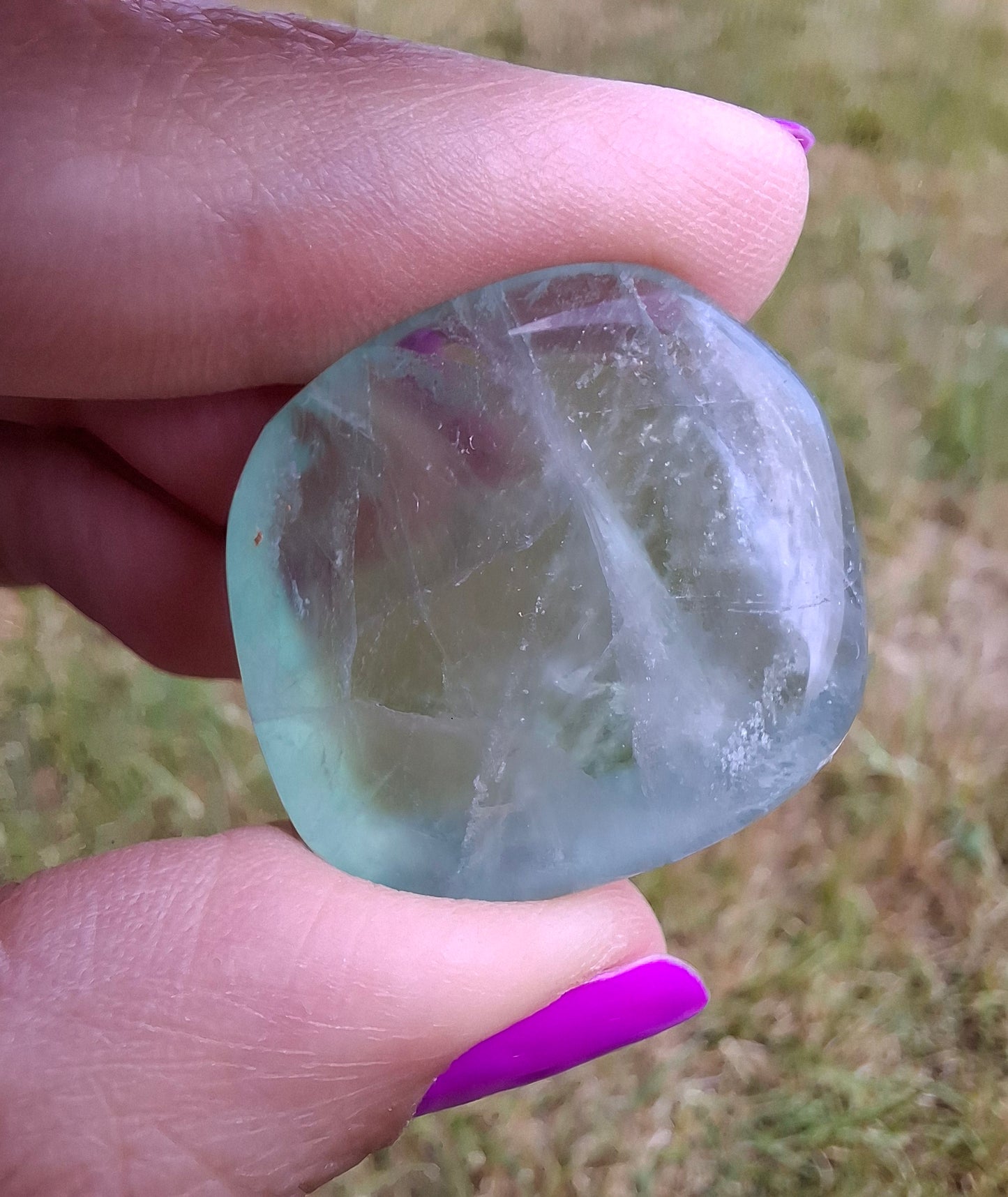 Fluorite, Tumble Stone, Crystal (Ref: T48)