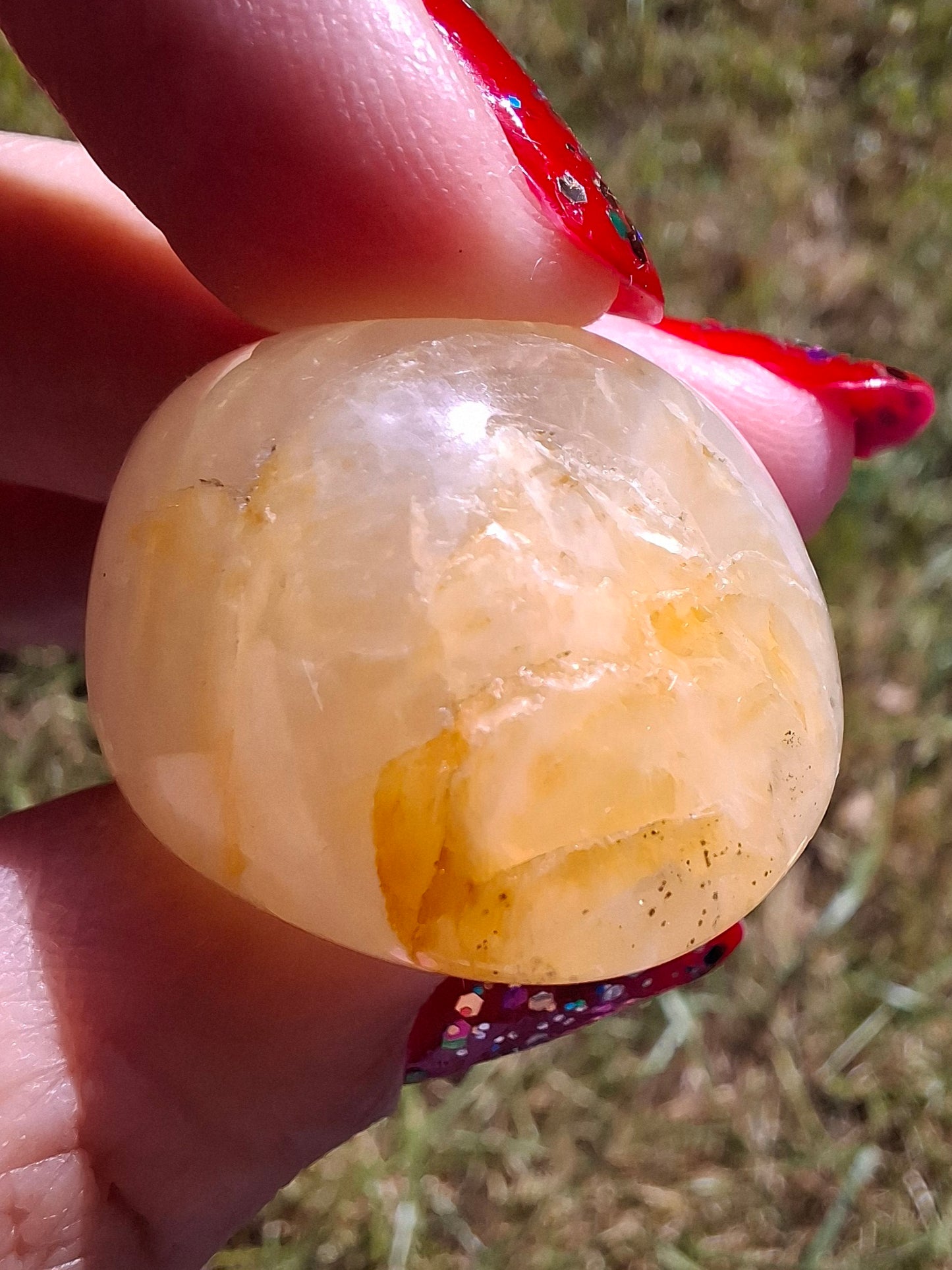 Golden Healer, Tumble Stone, Crystal (Ref: T189)