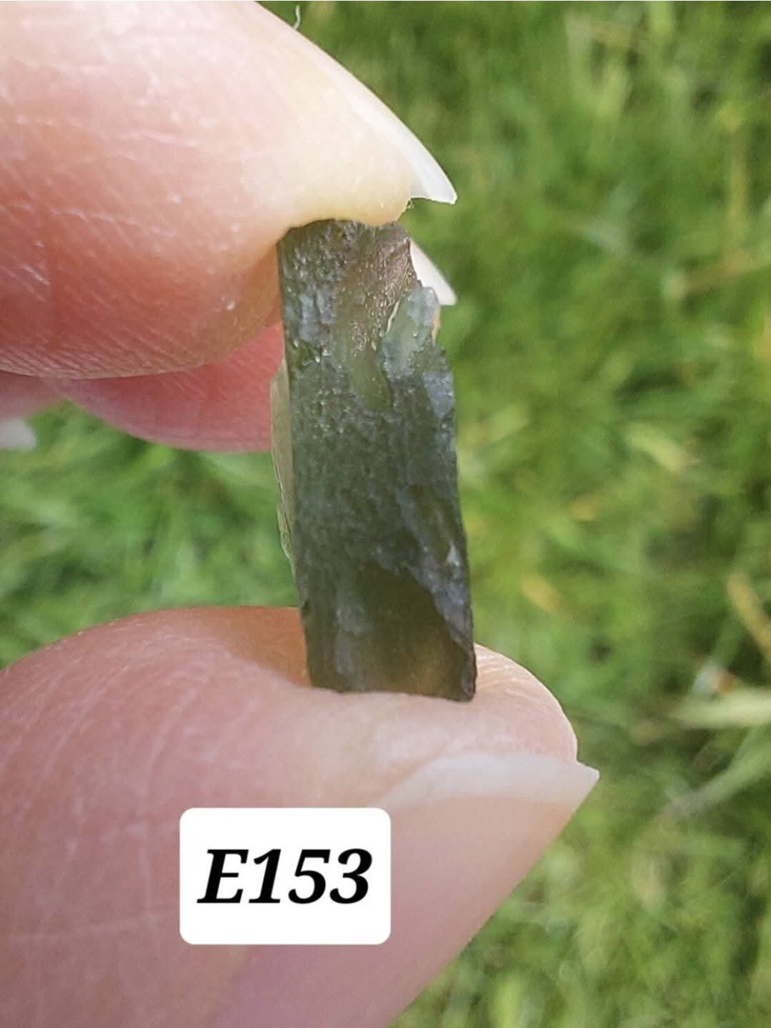 Moldavite Piece, 0.56g, Tektite (Ref: E153)