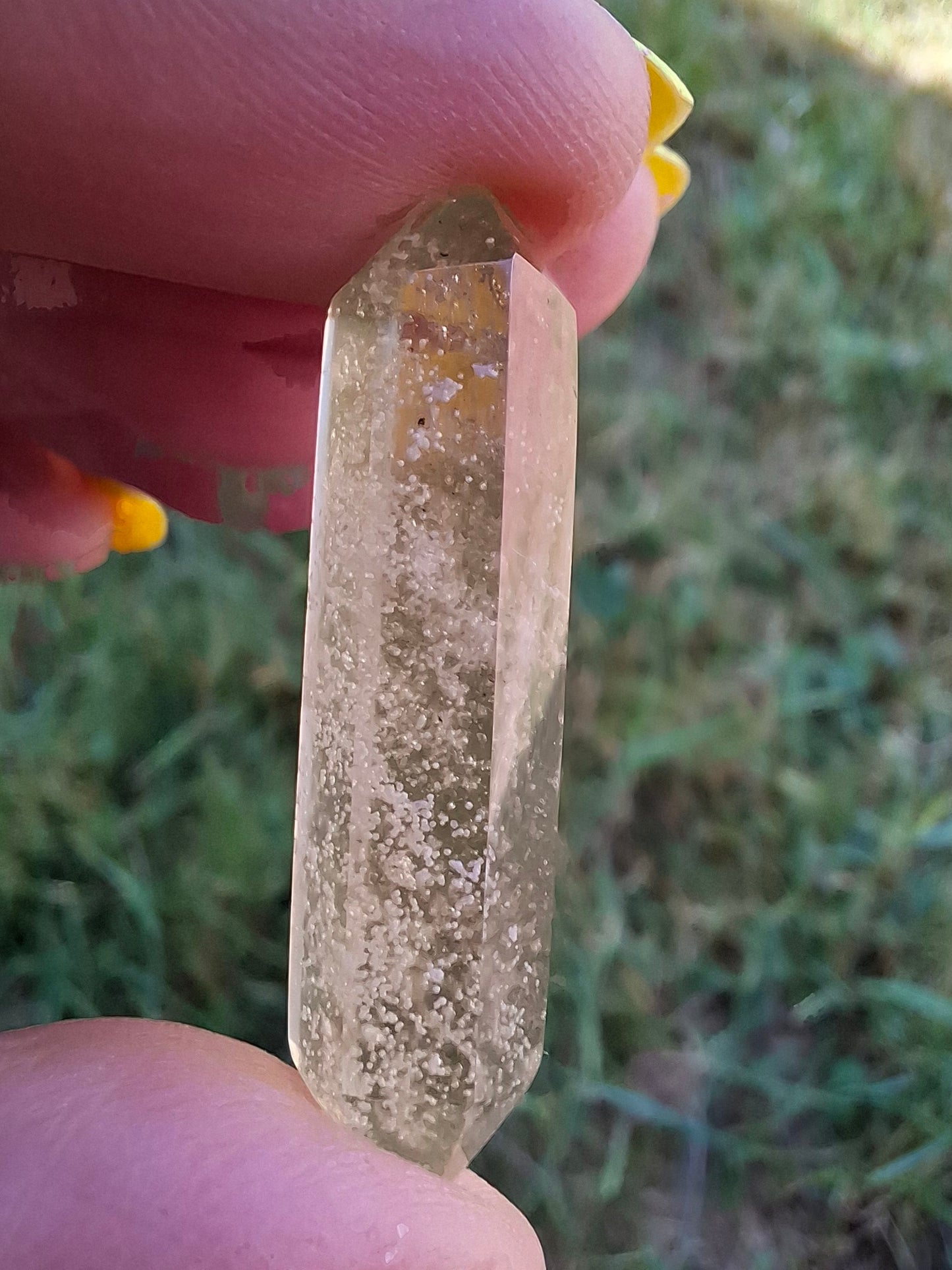 Libyan Desert Glass DT Carving, 3.94g, Tektite (Ref: LDT5)