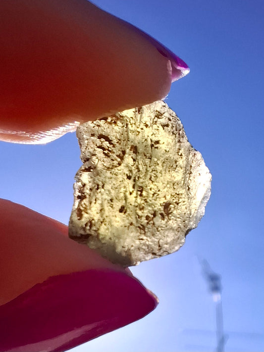 Moldavite Piece, 1.16g, Tektite (Ref: 1461)