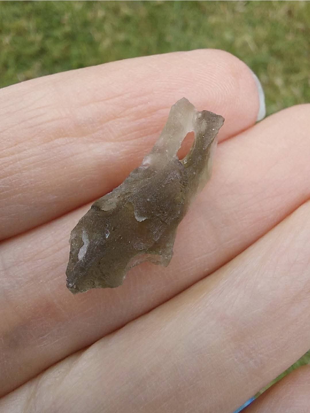 Moldavite Piece, 1.10g, Tektite (Ref: E158)