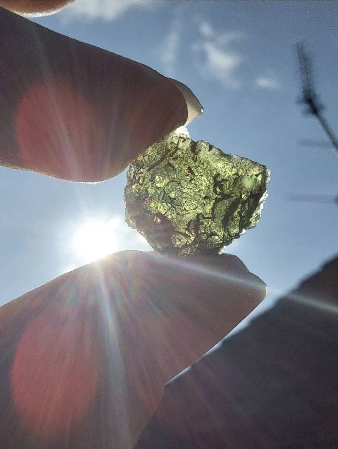 Moldavite Piece, 1.14g, Tektite (Ref: E165)