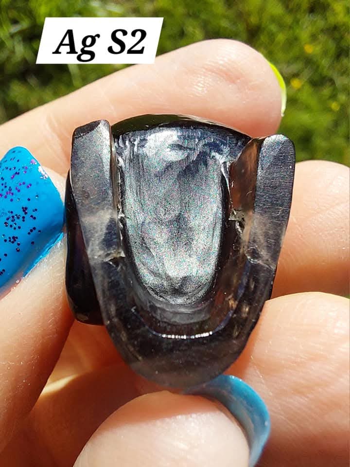 Agni Manitite SKULL Carving, Crystal (Ref: Ag S2)