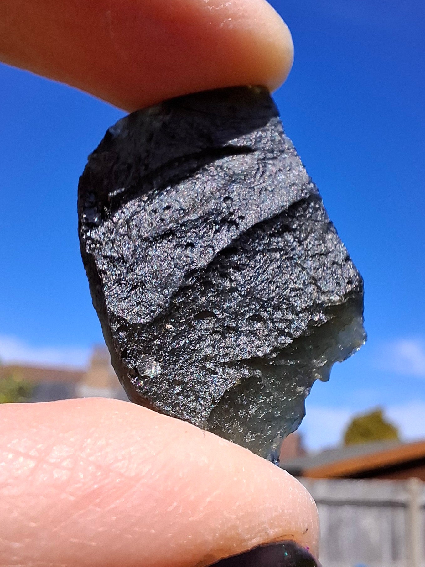 Moldavite Piece, JAKULE, 7.00g, Tektite (Ref: 1376)