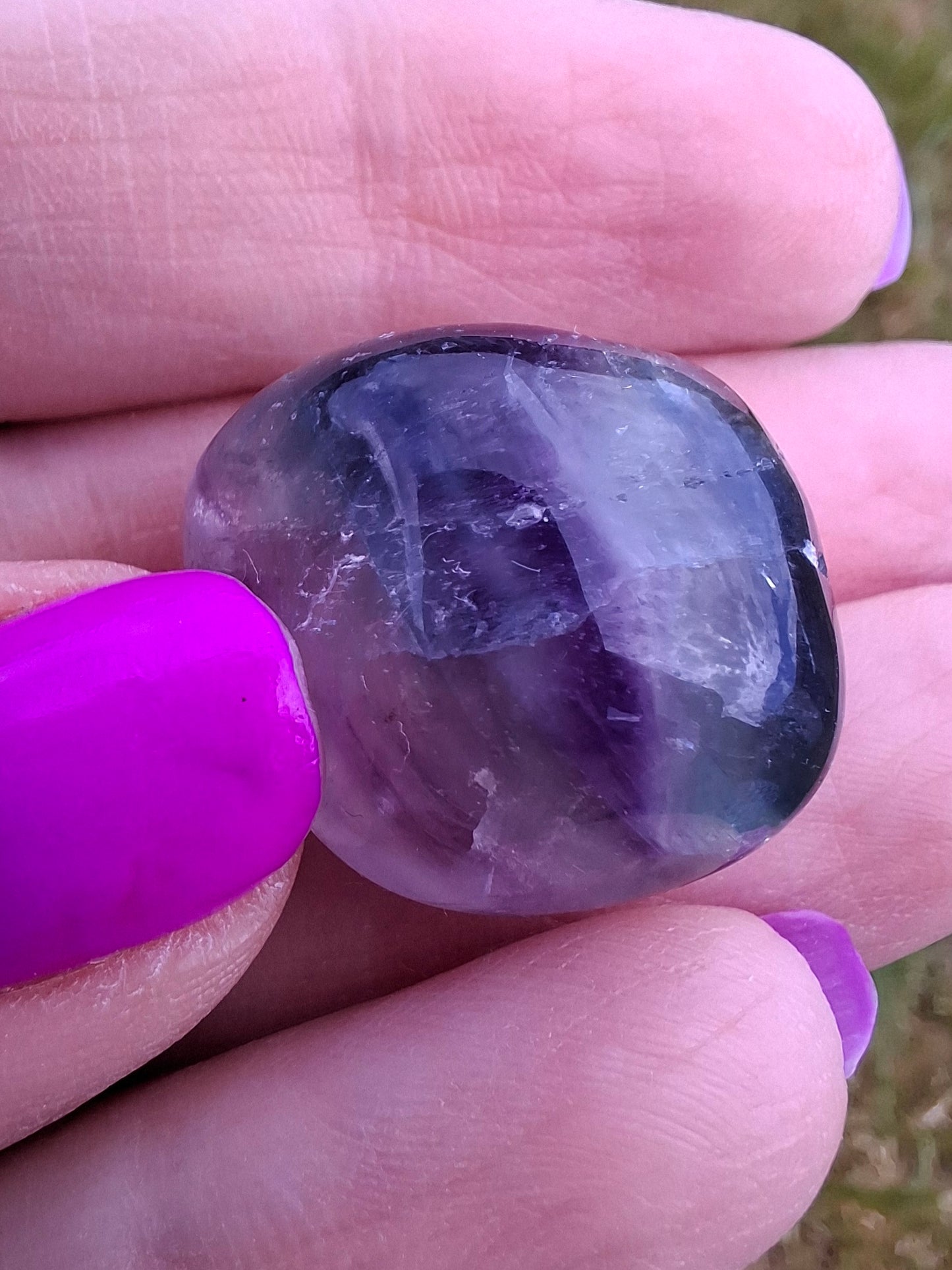 Fluorite, Tumble Stone, Crystal (Ref: T53)