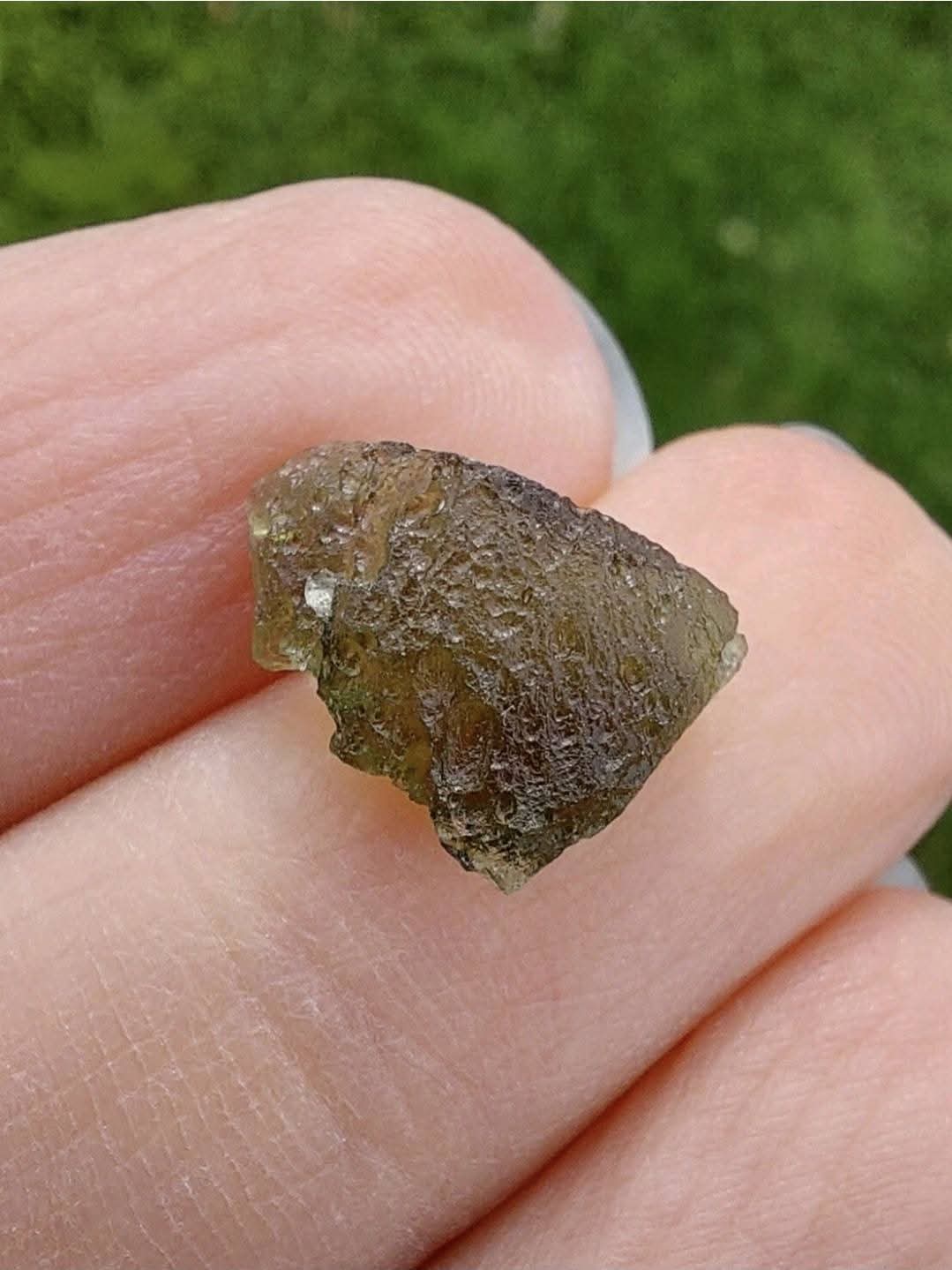 Moldavite Piece, NESMEN LES, 0.62g, Tektite (Ref: 840)