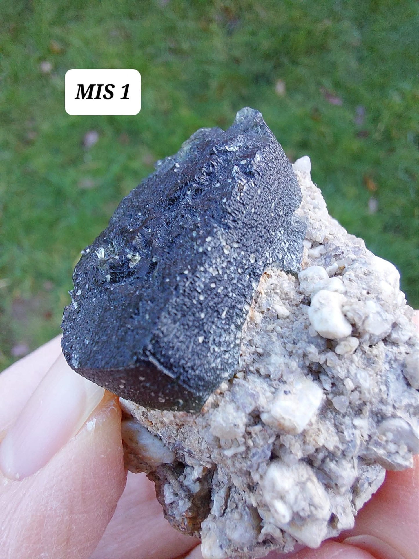 Moldavite In-Situ (in matrix), Besednice, Est-13g, Tektite (Ref: MIS1)
