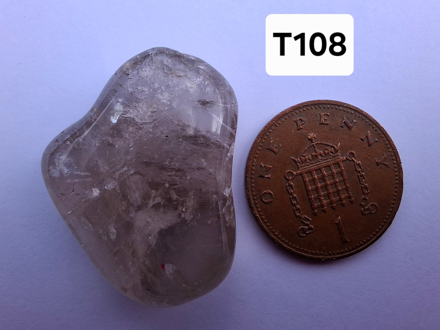 Smoky Quartz, Tumble Stone, Crystal (Ref: T108)