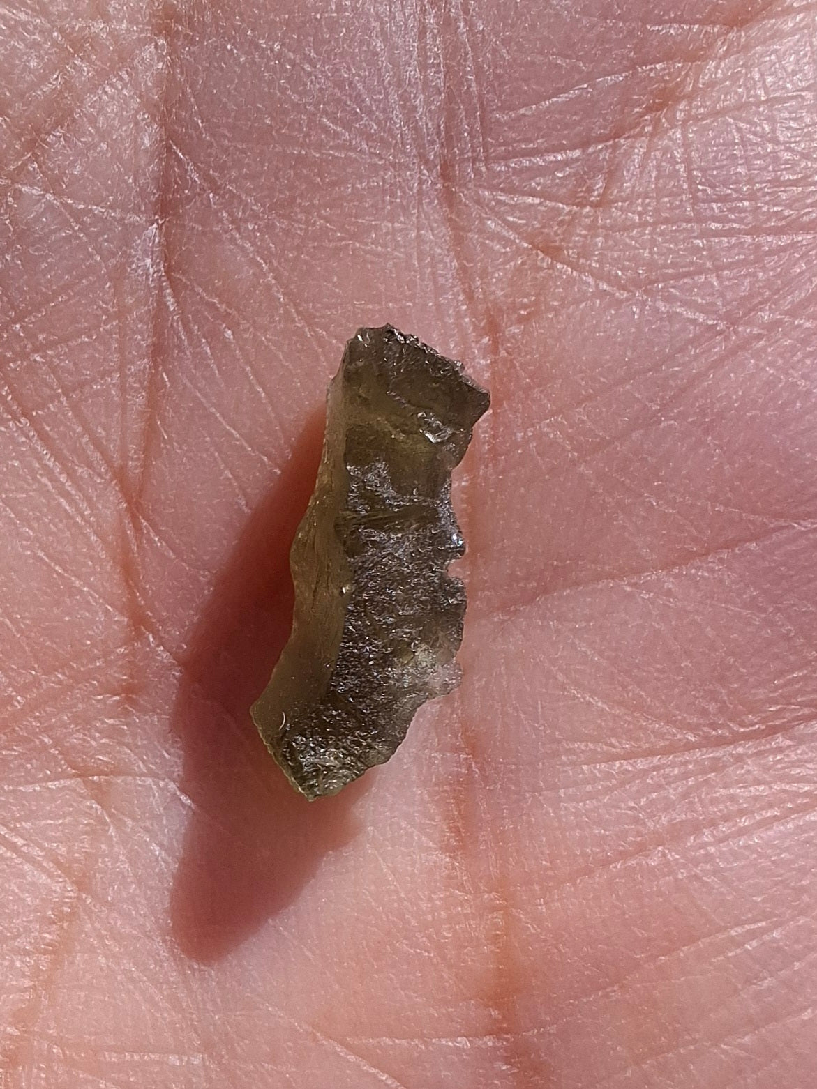 Moldavite Piece, 0.40g, Tektite (Ref: 1487)