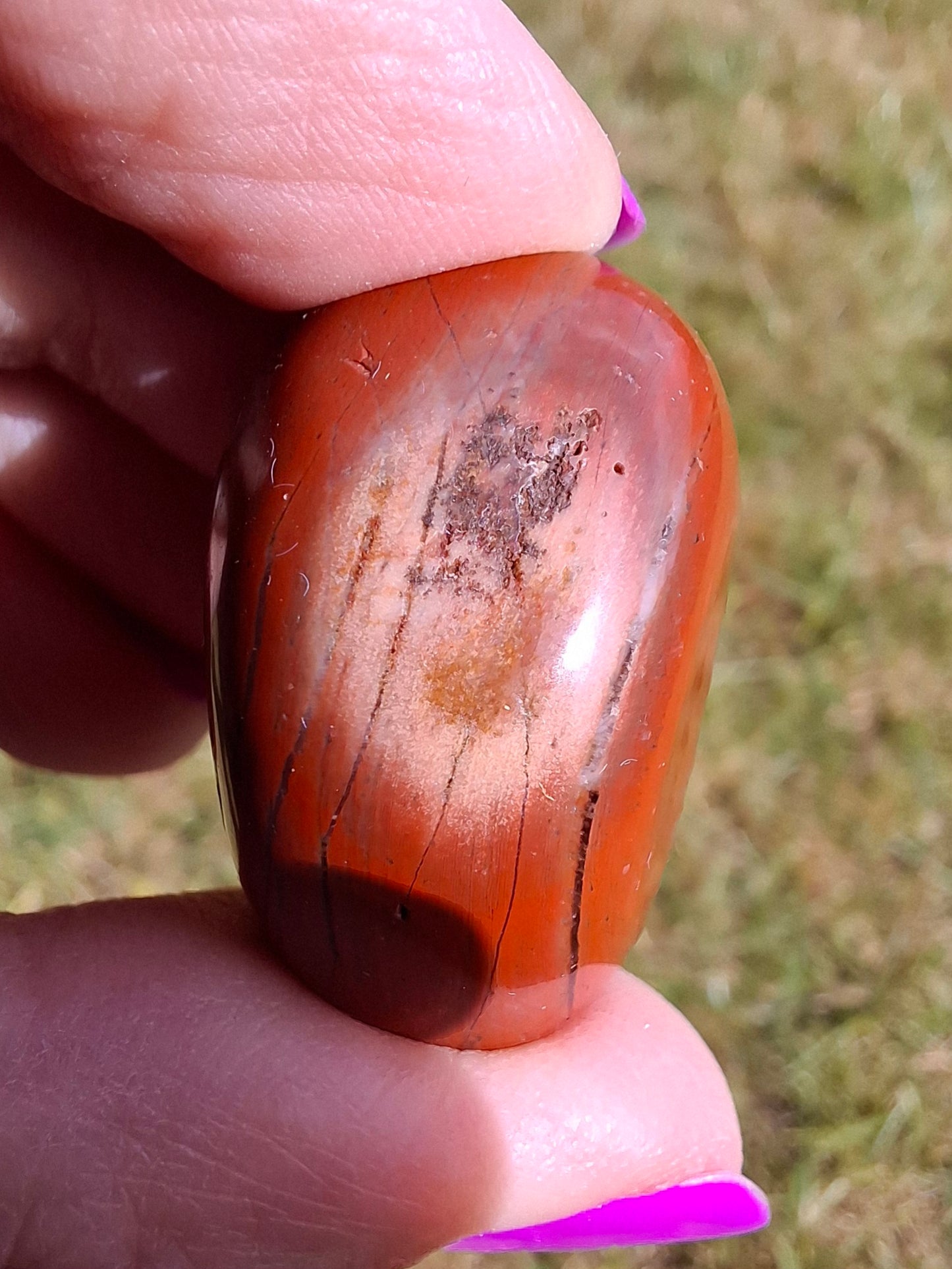 Red Jasper, Tumble Stone, Crystal (Ref: T87)