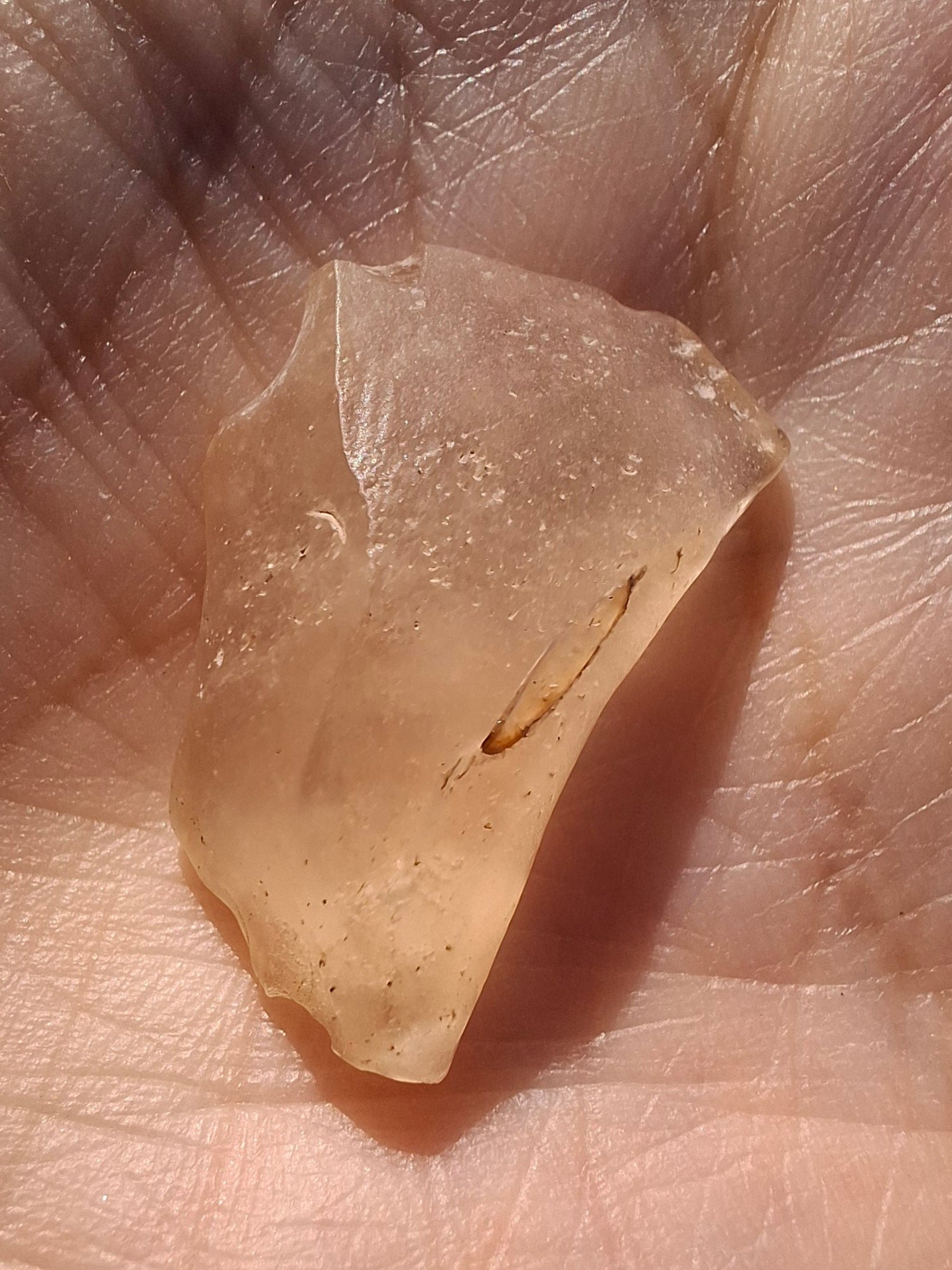 Libyan Desert Glass Piece, 3.04g, Tektite (Ref: LE12)