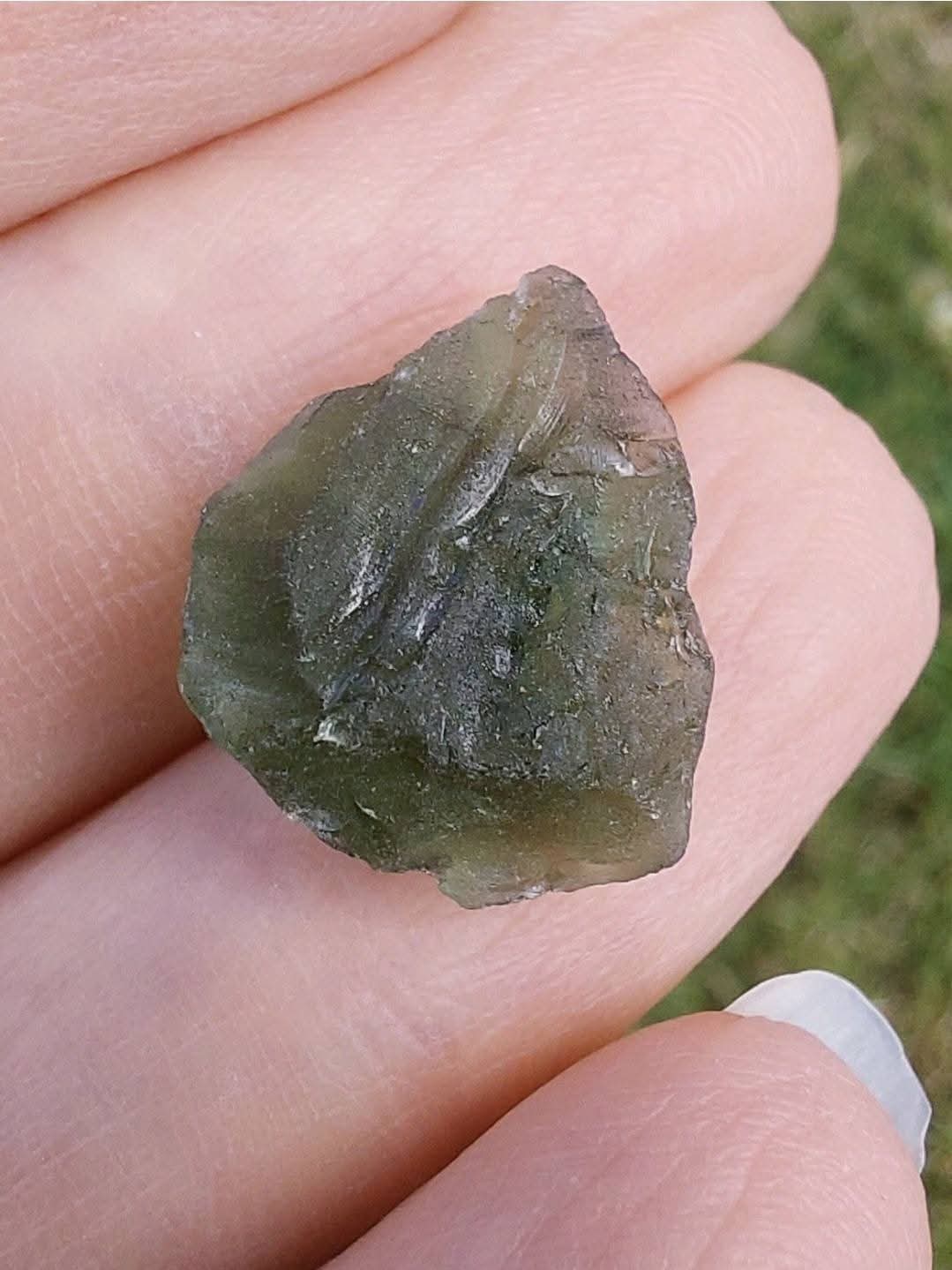 Moldavite Piece, 1.40g, Tektite (Ref: E219)
