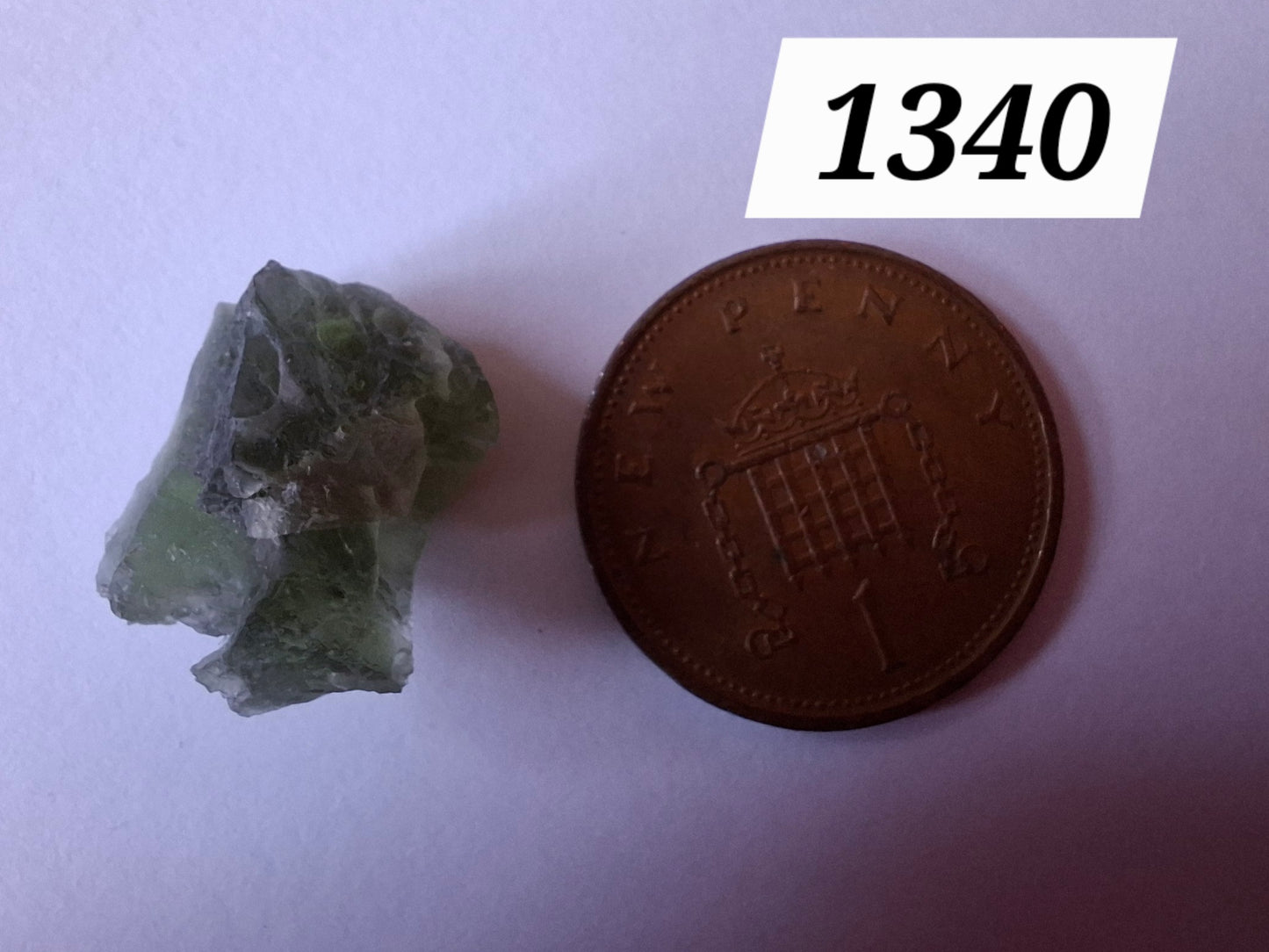 Moldavite Piece, 1.90g, Tektite (Ref: 1340)