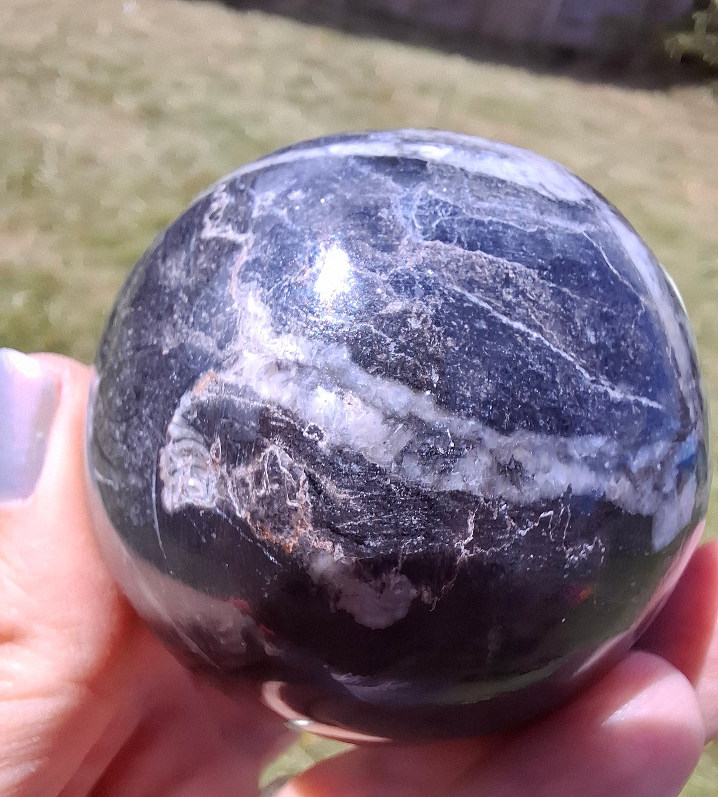 Orthoceras Sphere, Fossil (Ref: OS4)