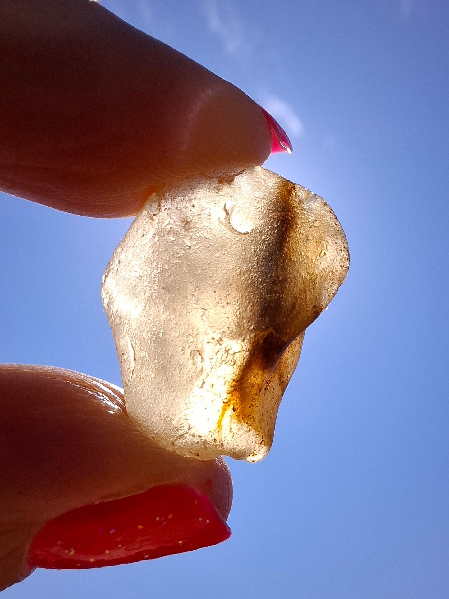 Libyan Desert Glass (darker) Piece, 4.70g, Tektite (Ref: L1372)