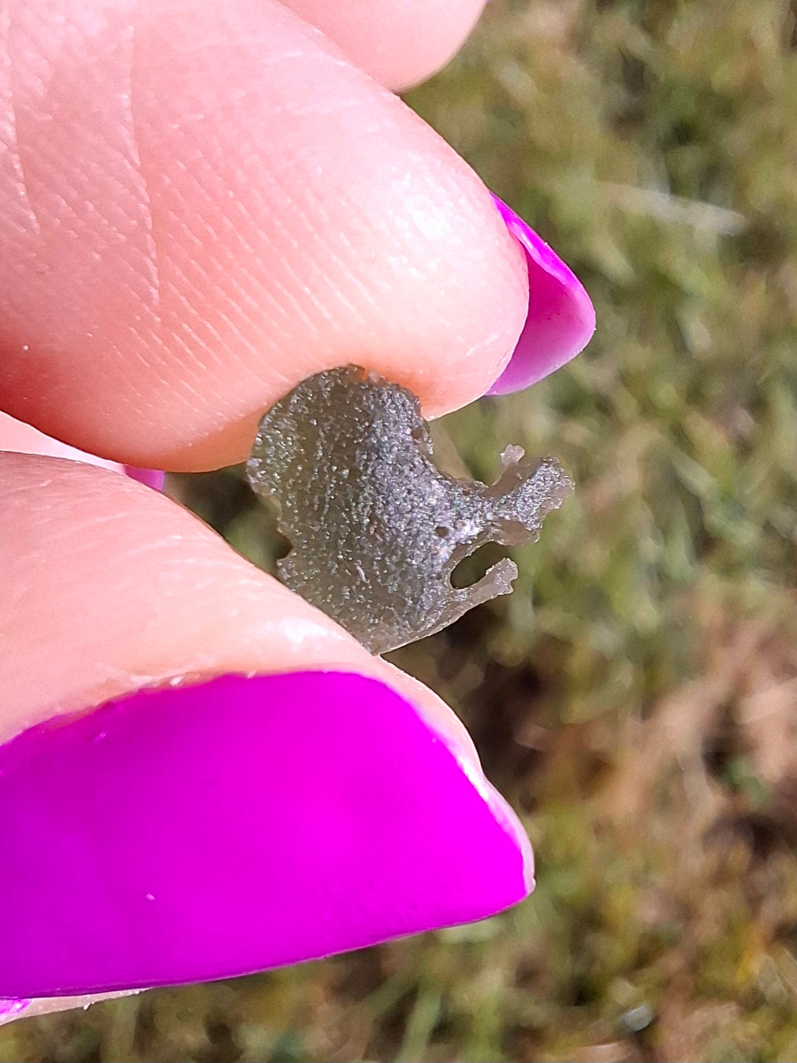 Moldavite Piece, 0.53g, Tektite (Ref: 1446)