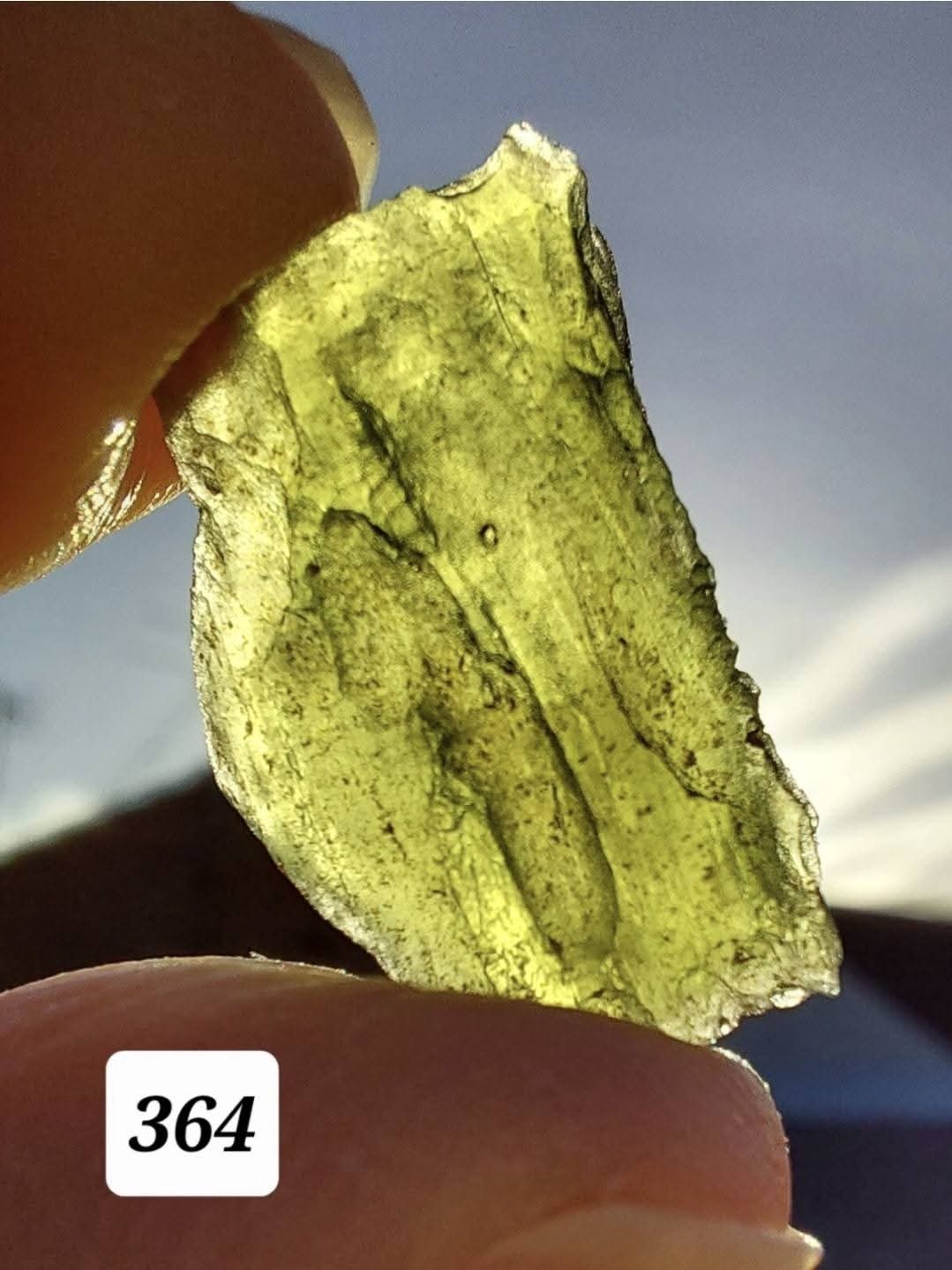 Moldavite Piece, 2.43g, Tektite (Ref: 364)