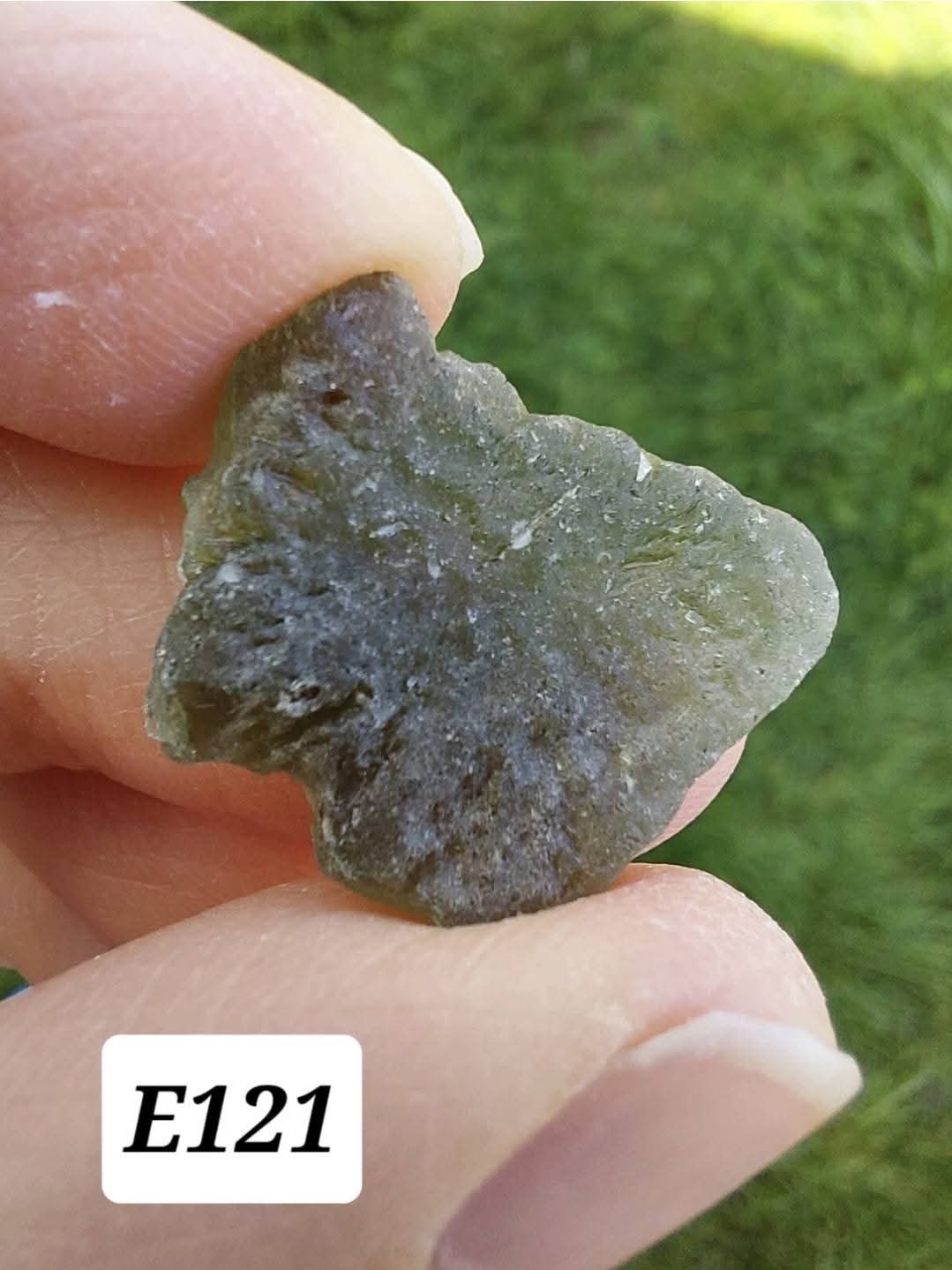 Moldavite Piece, 2.78g, Tektite (Ref: E121)