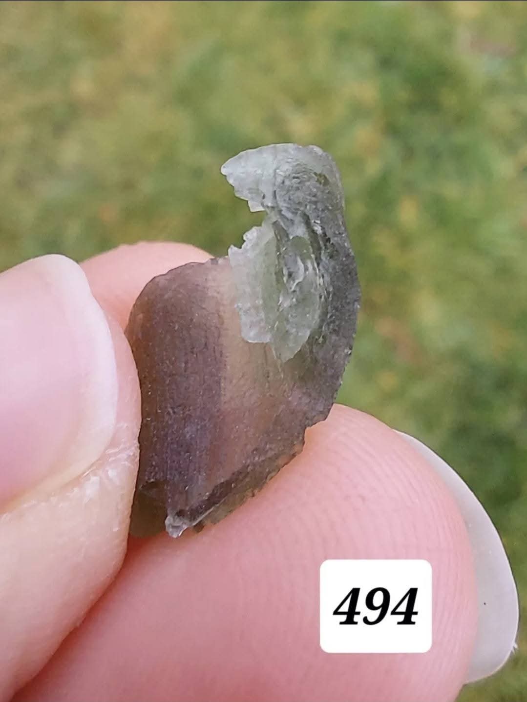 Moldavite Piece, 0.94g, Tektite (Ref: 494)