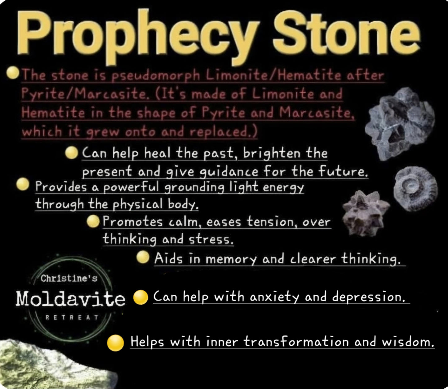 Prophecy Stone, 11.69g (Ref: PS21)
