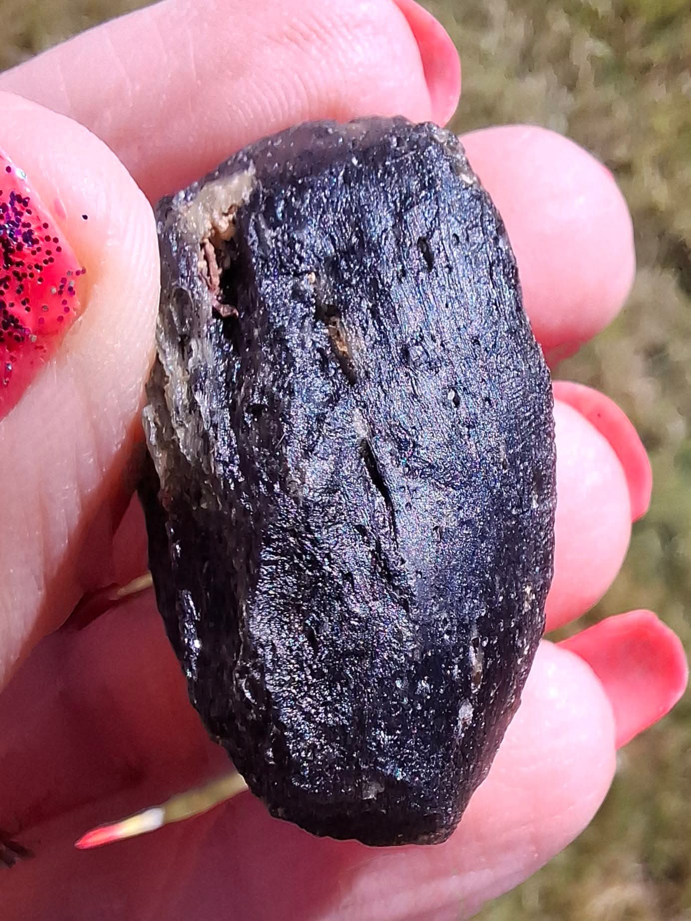 Moldavite Piece, JAKULE, 18.55g, Tektite (Ref: 1172)