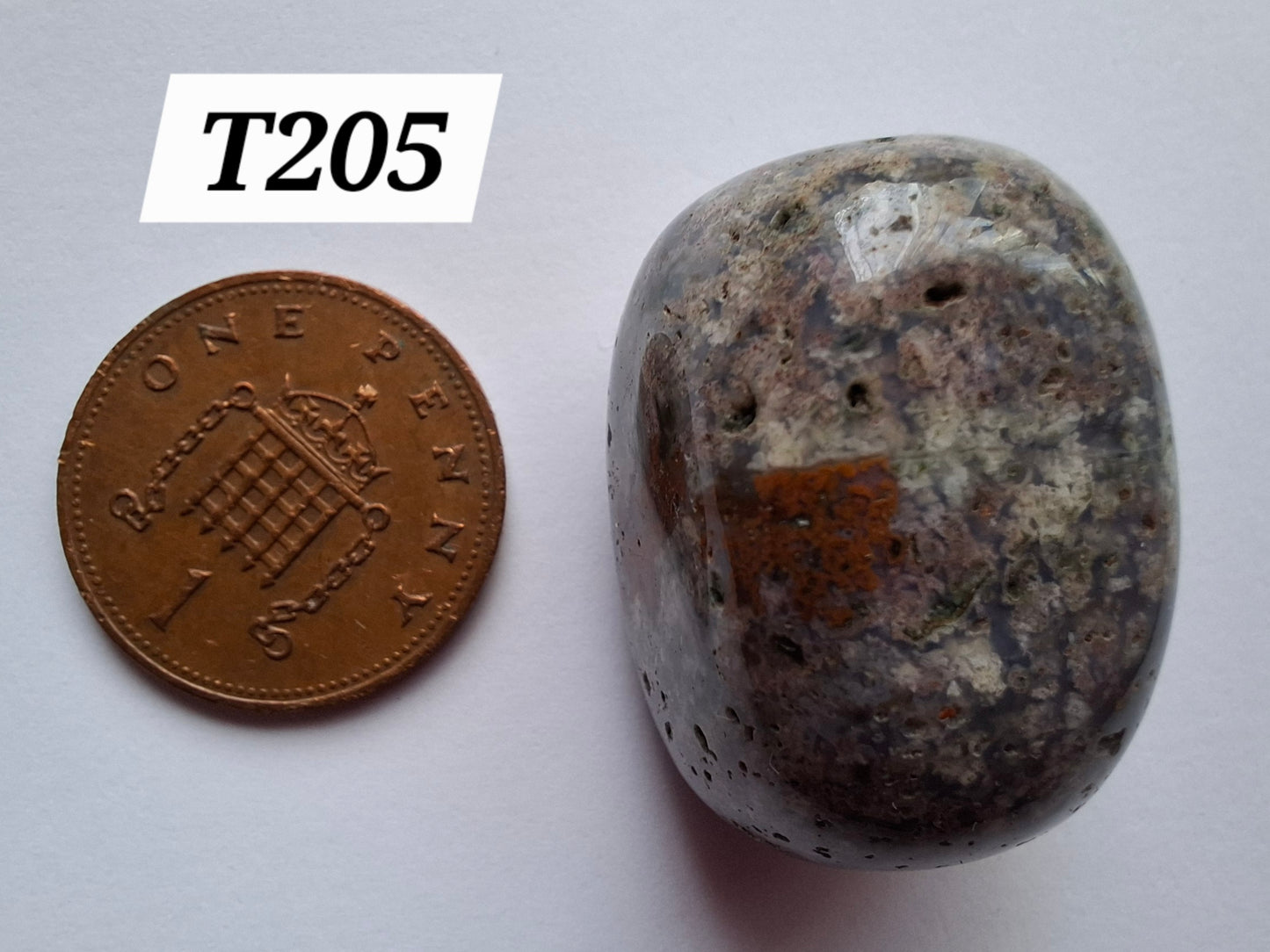 Ocean Jasper, Tumble Stone, Crystal (Ref: T205)