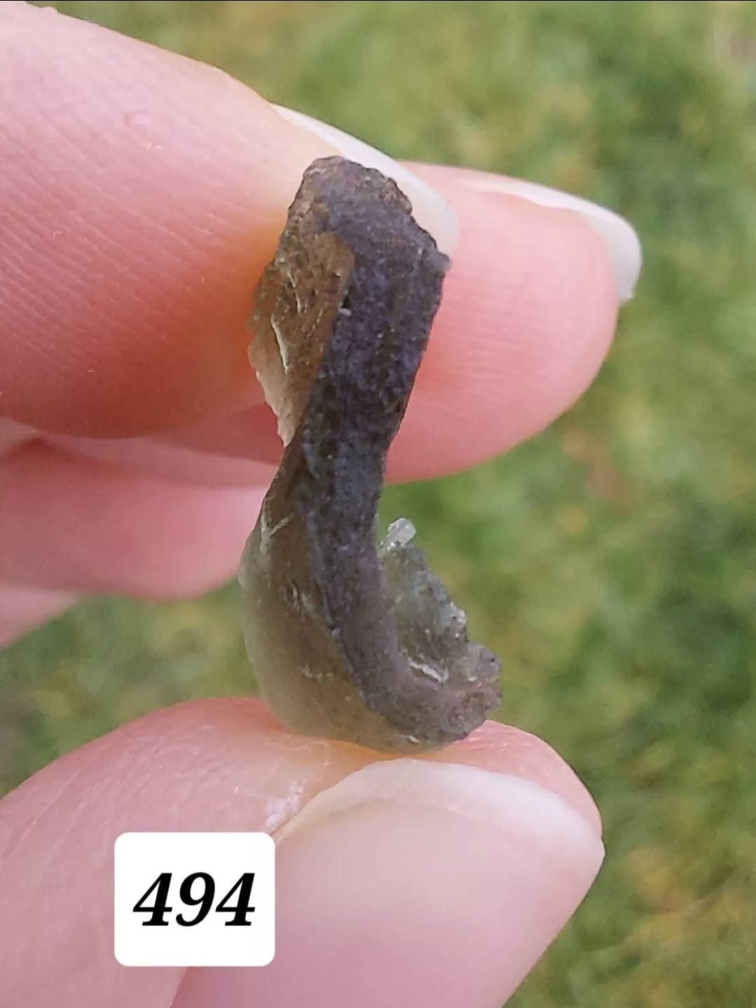Moldavite Piece, 0.94g, Tektite (Ref: 494)