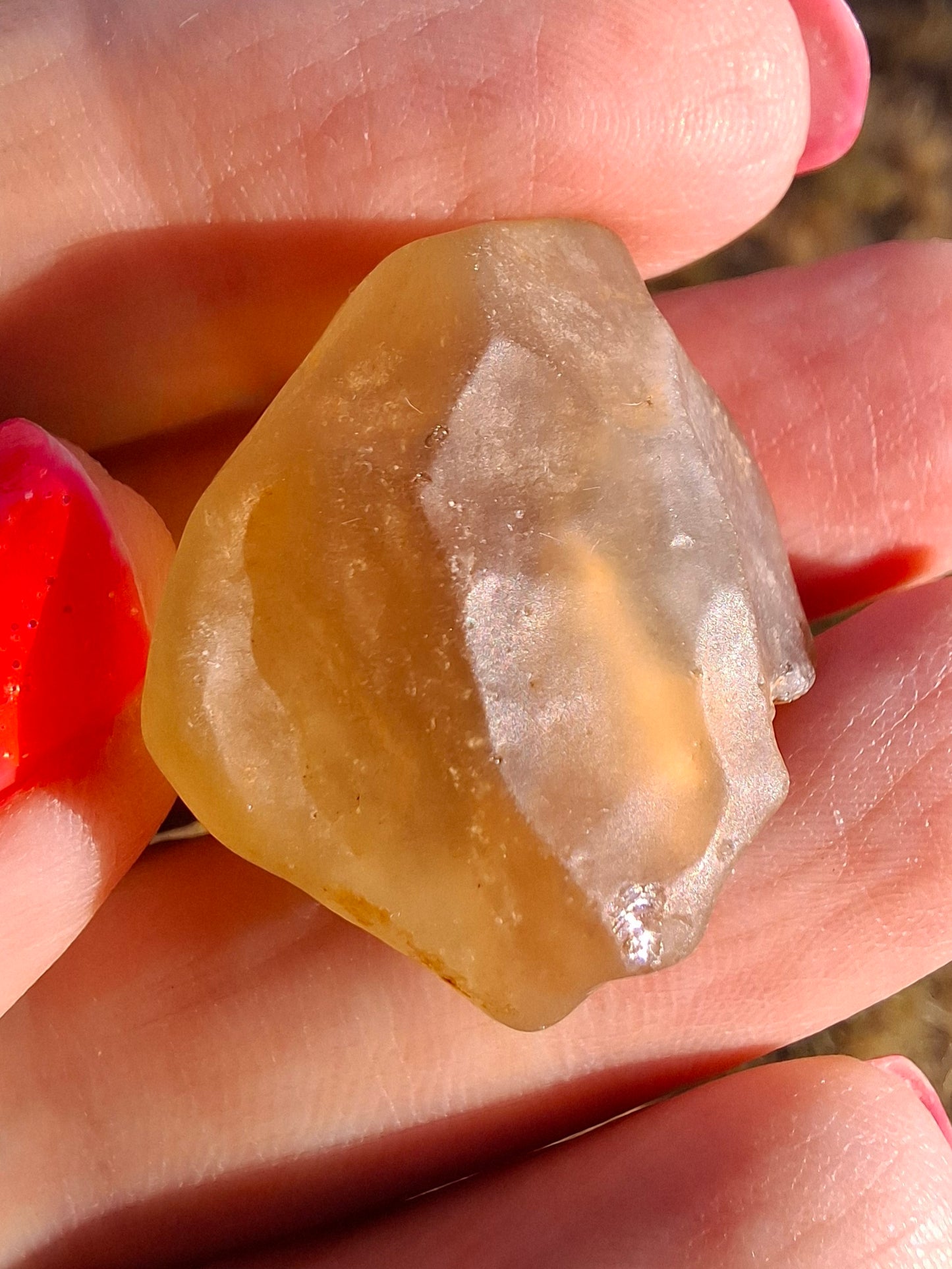 Libyan Desert Glass (darker) Piece, 10.32g, Tektite (Ref: L1376)