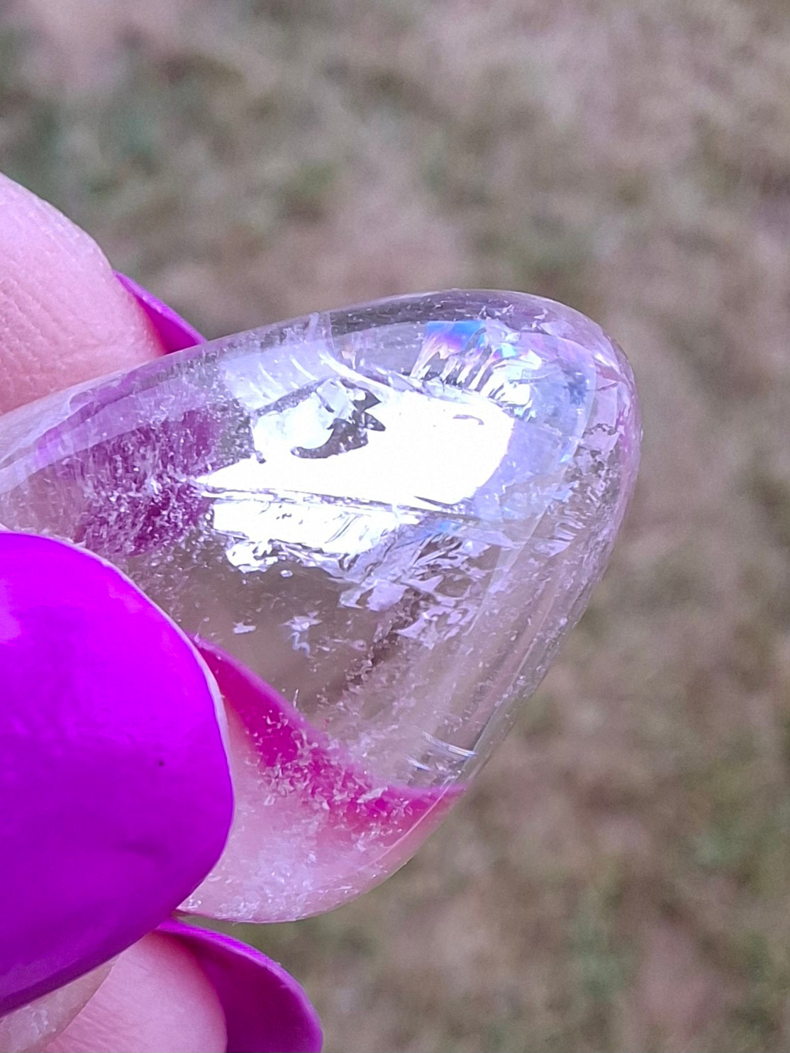 Clear Quartz, Tumble Stone, Crystal (Ref: T32)