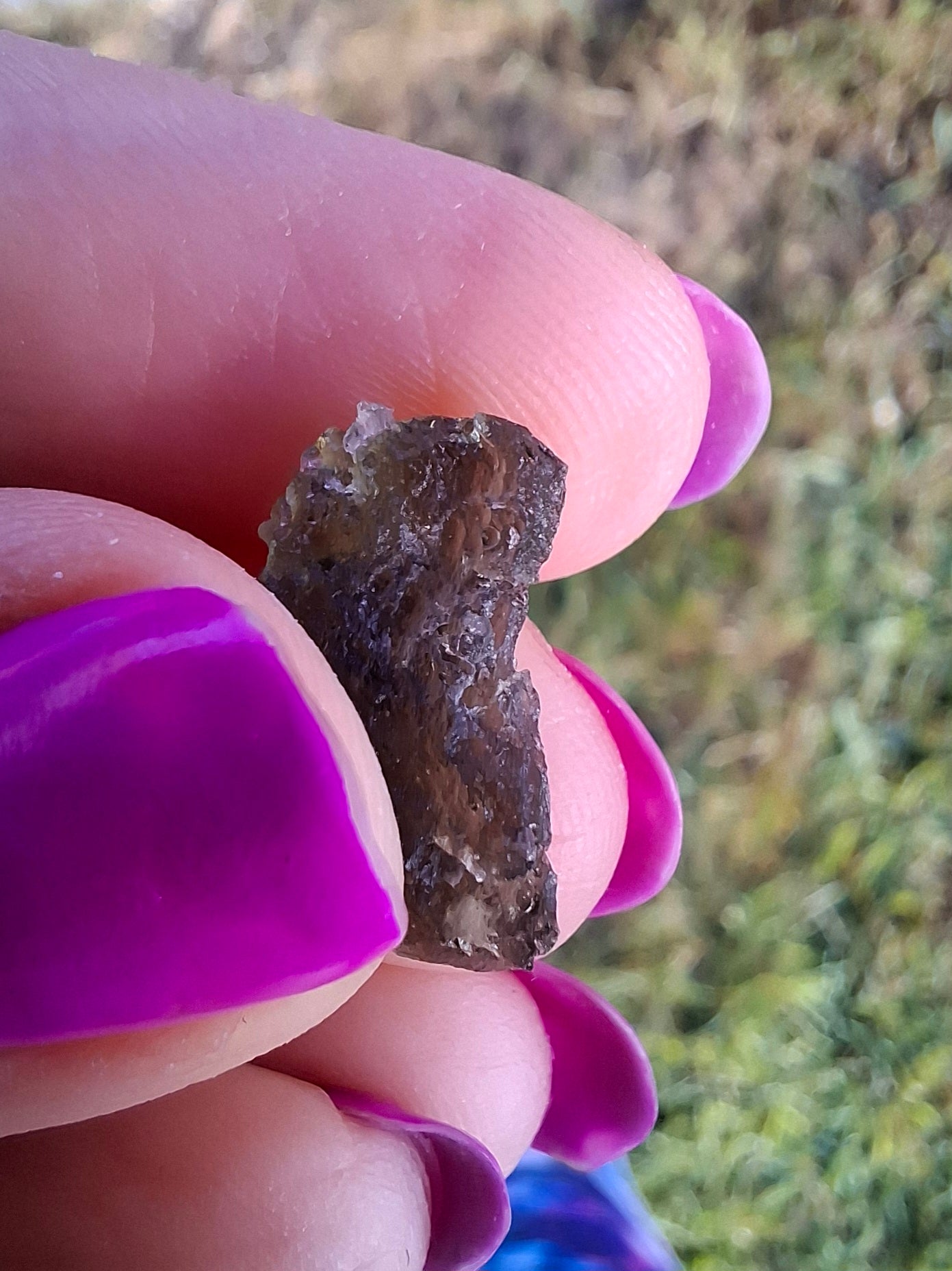 Moldavite Piece, 1.22g, Tektite (Ref: 1464)