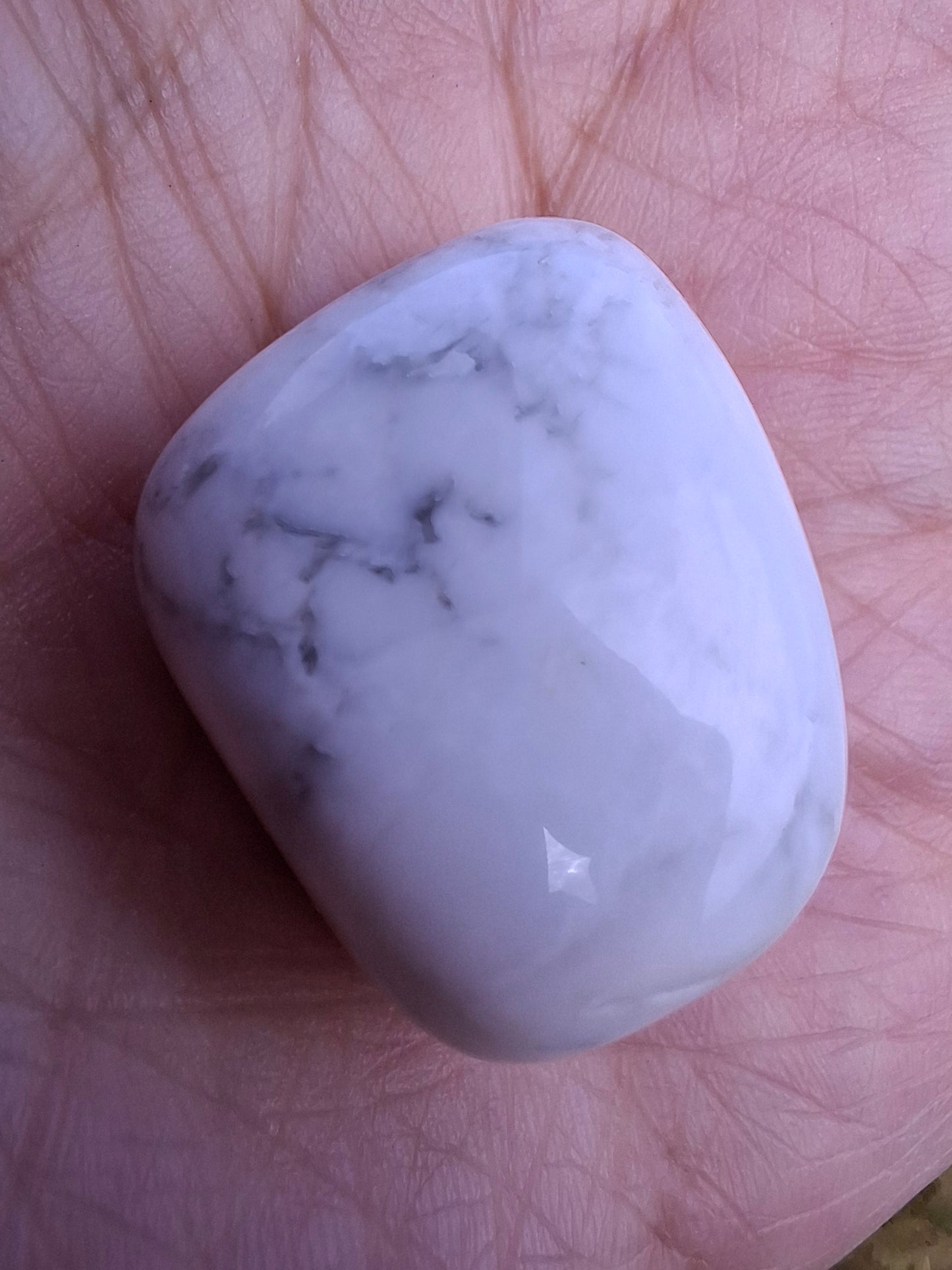 Howlite, Tumble Stone, Crystal (Ref: T44)
