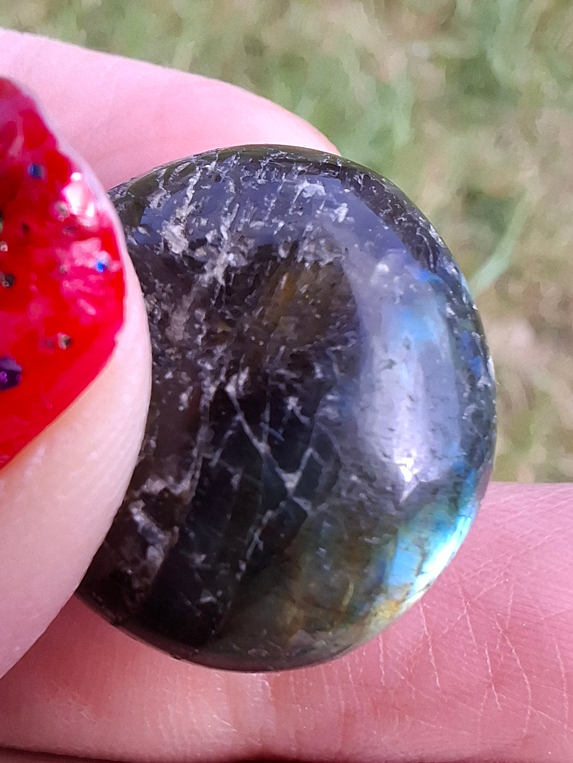 Labradorite, Tumble Stone, Crystal (Ref: T206)