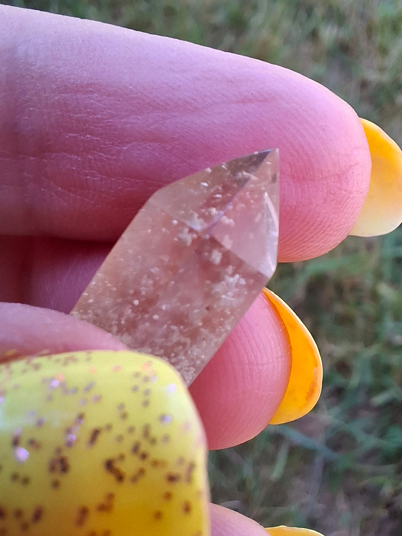 Libyan Desert Glass DT Carving, 3.94g, Tektite (Ref: LDT5)