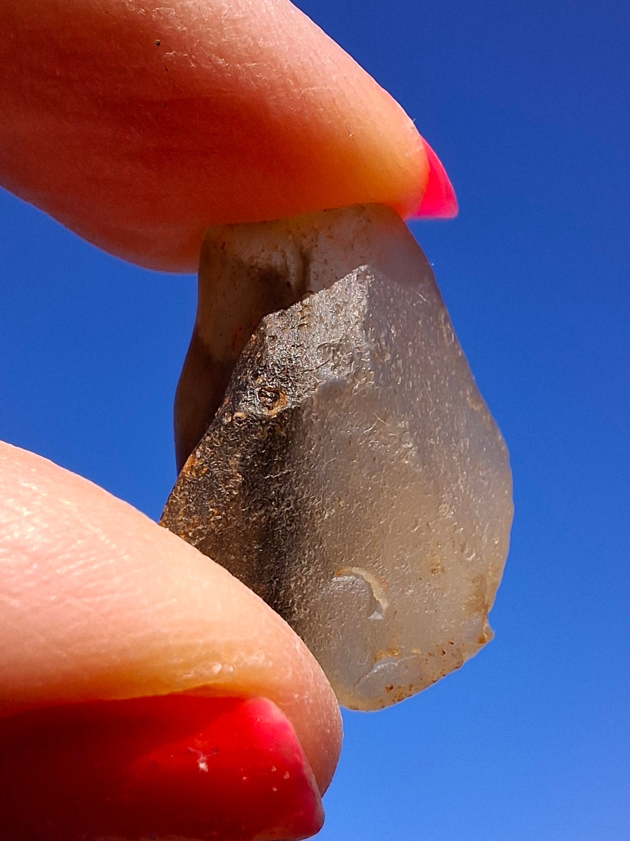 Libyan Desert Glass (darker) Piece, 4.70g, Tektite (Ref: L1372)