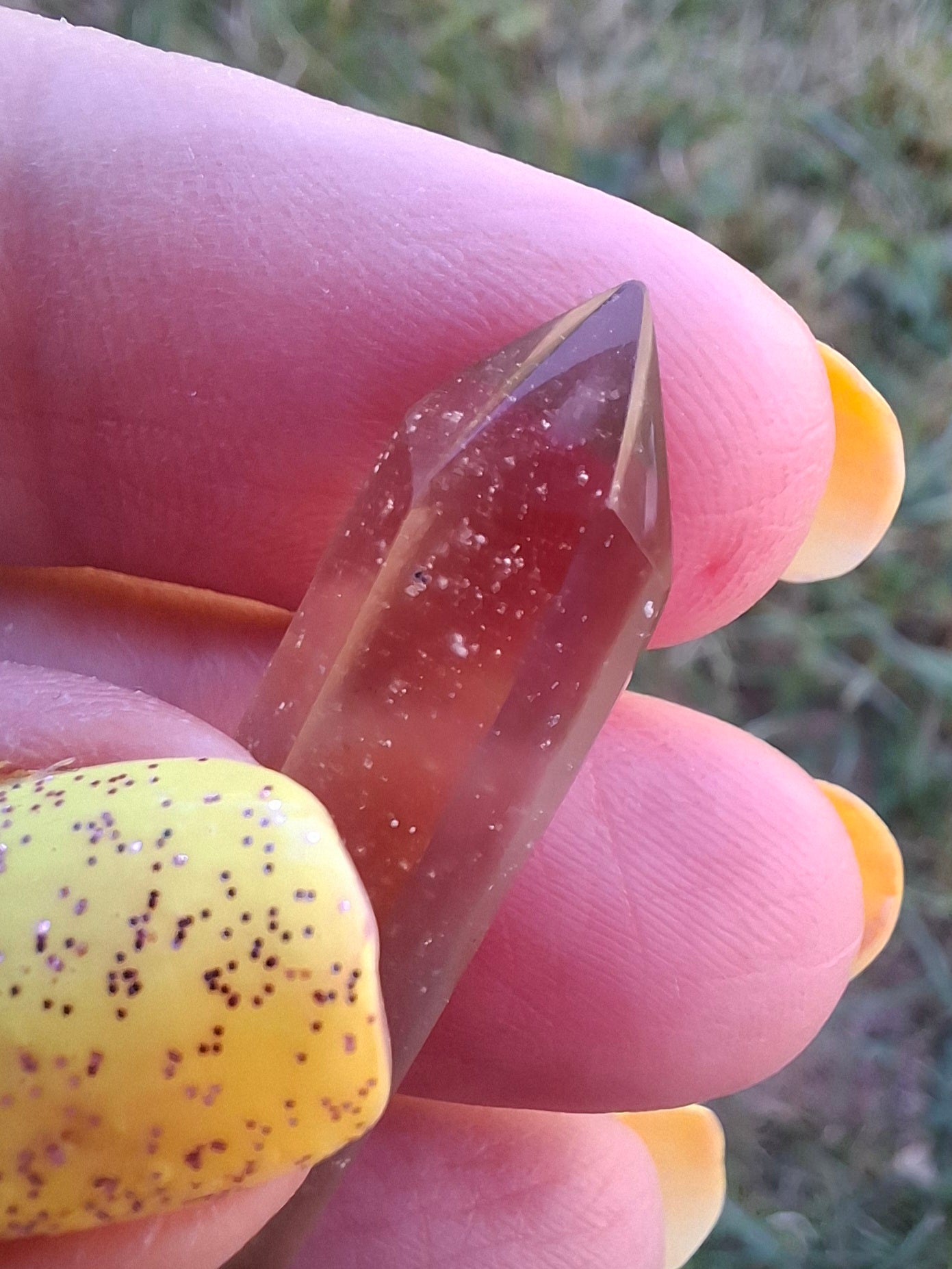 Libyan Desert Glass DT Carving, 4.57g, Tektite (Ref: LDT8)