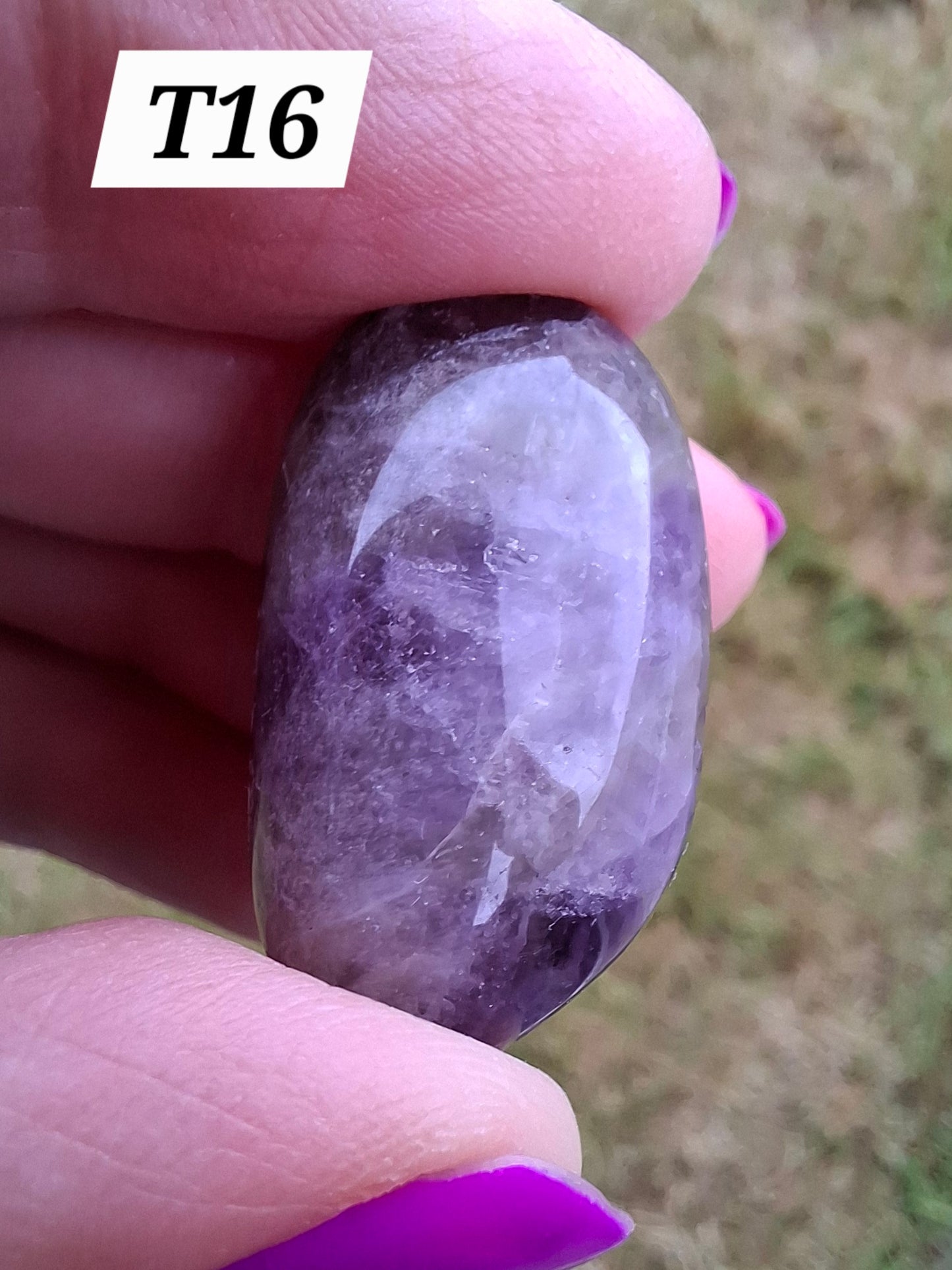 Amethyst, Tumble Stone, Crystal (Ref: T16)