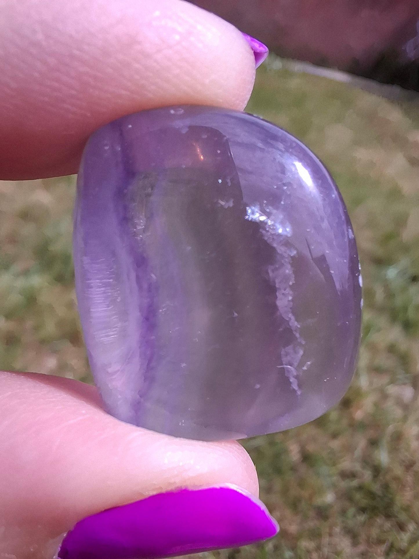 Fluorite, Tumble Stone, Crystal (Ref: T52)