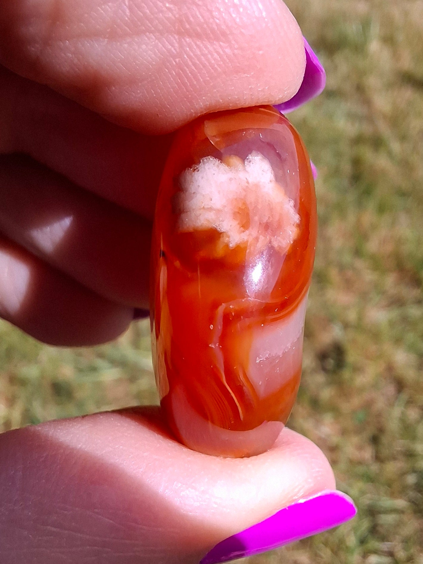 Carnelian, Tumble Stone, Crystal (Ref: T63)