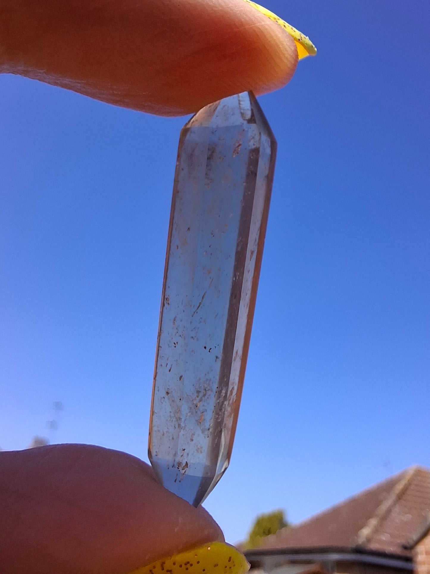 Libyan Desert Glass DT Carving, 3.93g, Tektite (Ref: LDT3)
