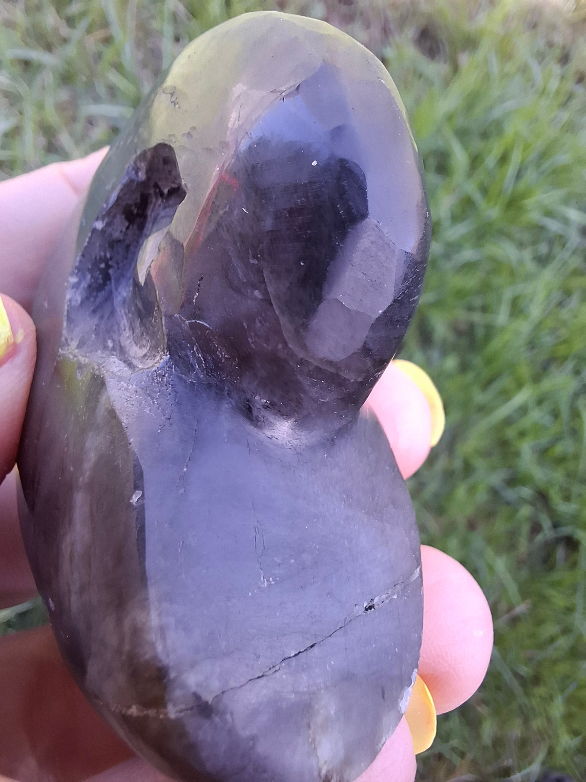 Labradorite Ammonite Carving, 111.66g, Crystal (Ref: laba3)