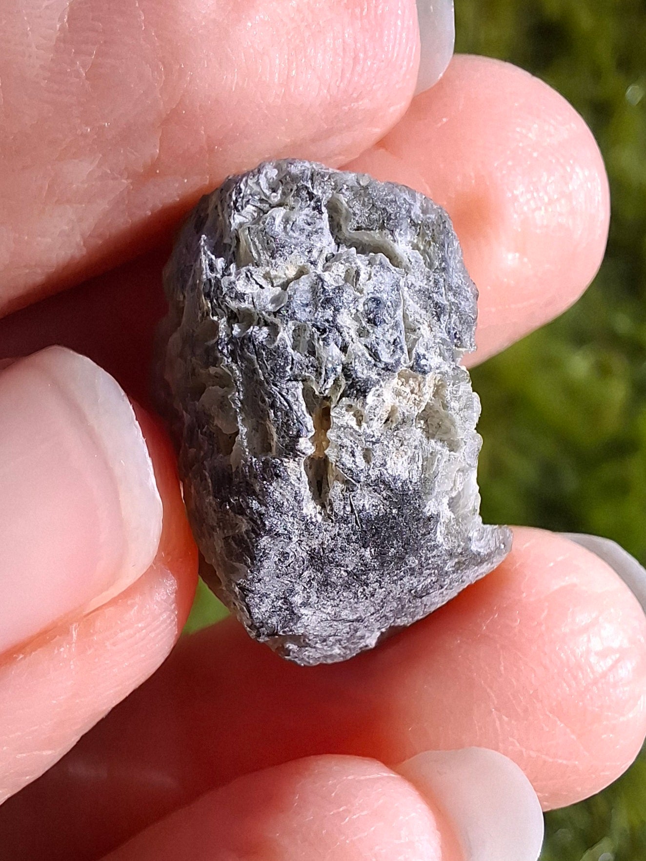 Moldavite Piece, SNOWFLAKE, FROSTED, BARTOCHOV, 4.30g, Tektite (Ref: 1363)