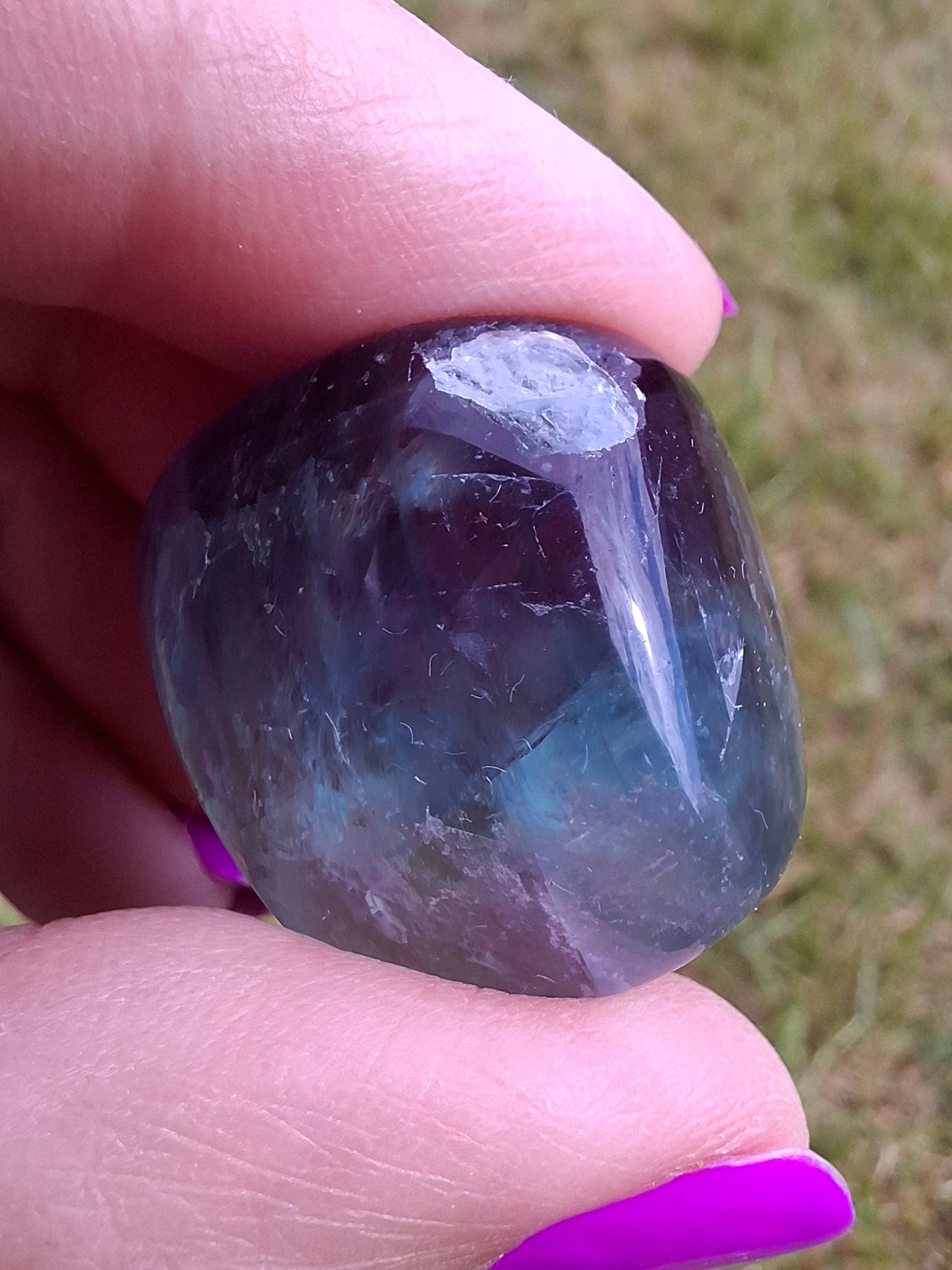 Fluorite, Tumble Stone, Crystal (Ref: T55)