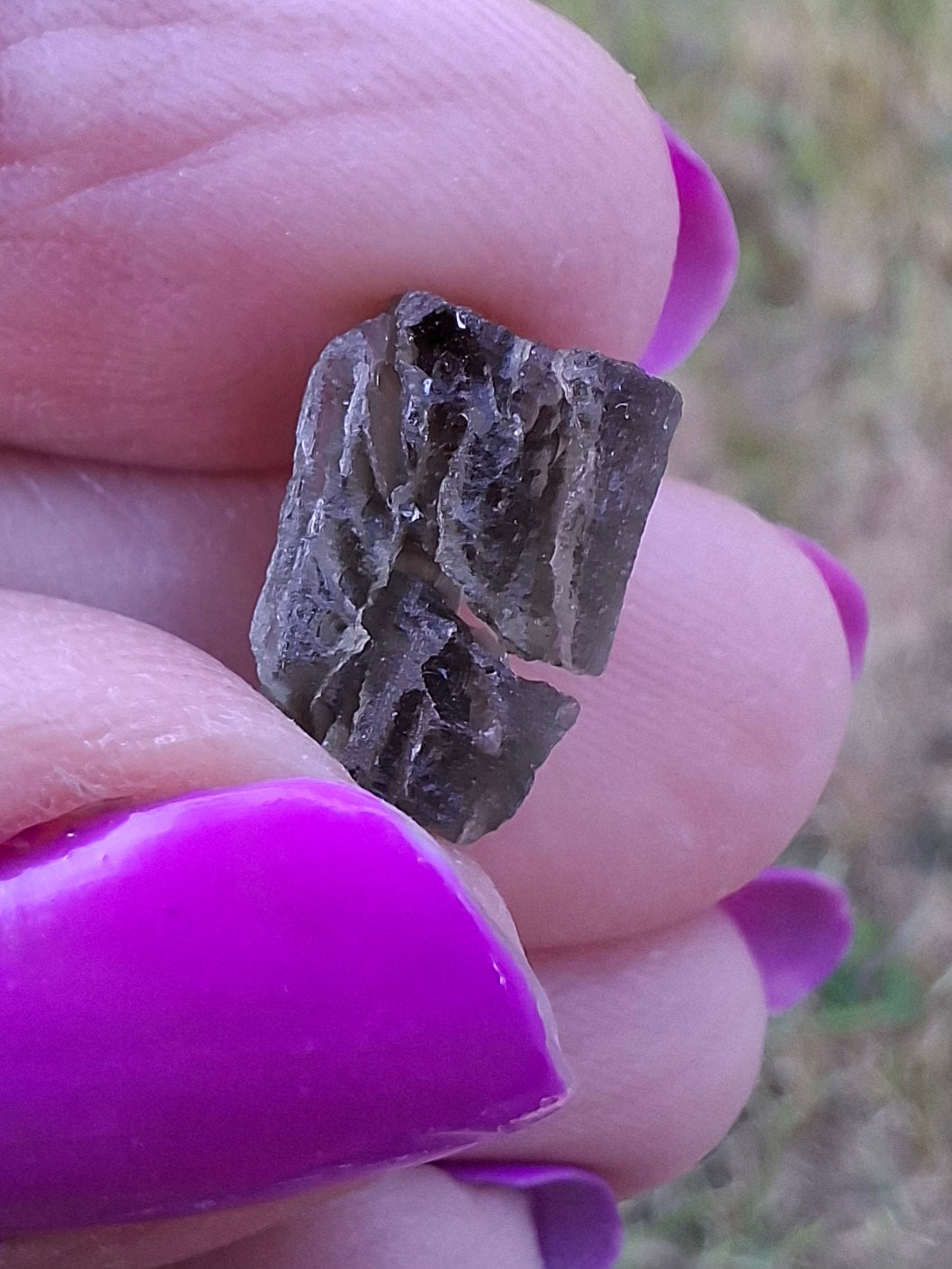 Moldavite Piece, 1.00g, Tektite (Ref: 1442)